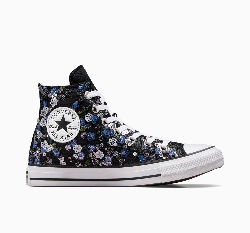 Converse Chuck Taylor Canvas Ltd Floral Sequins in Blue Lyst UK