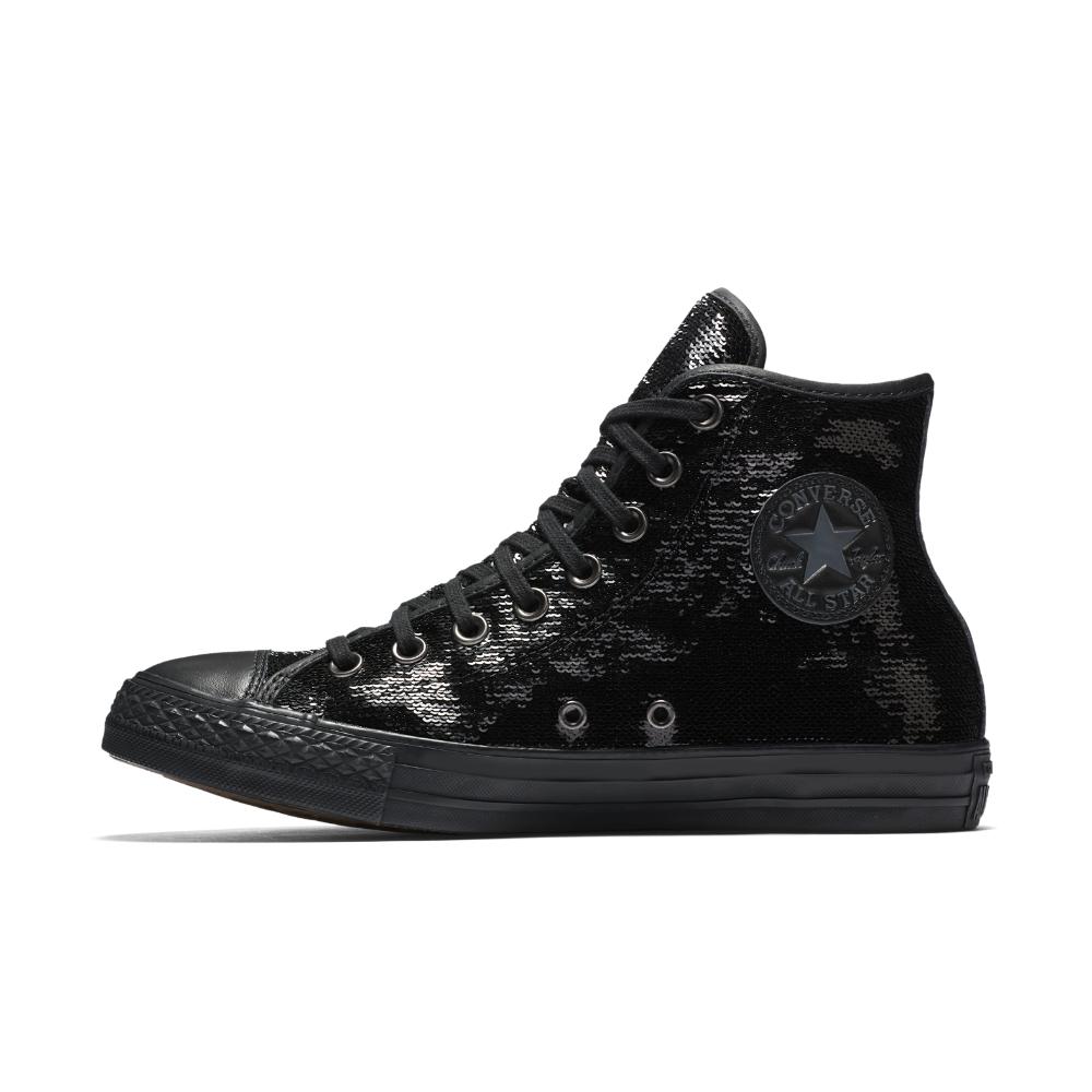 black sequins converse