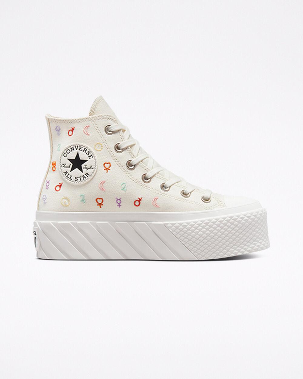 Converse all white platform hotsell