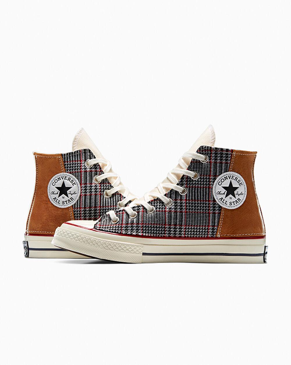 Converse Chuck 70 Leather Canvas Patchwork in Brown Lyst UK