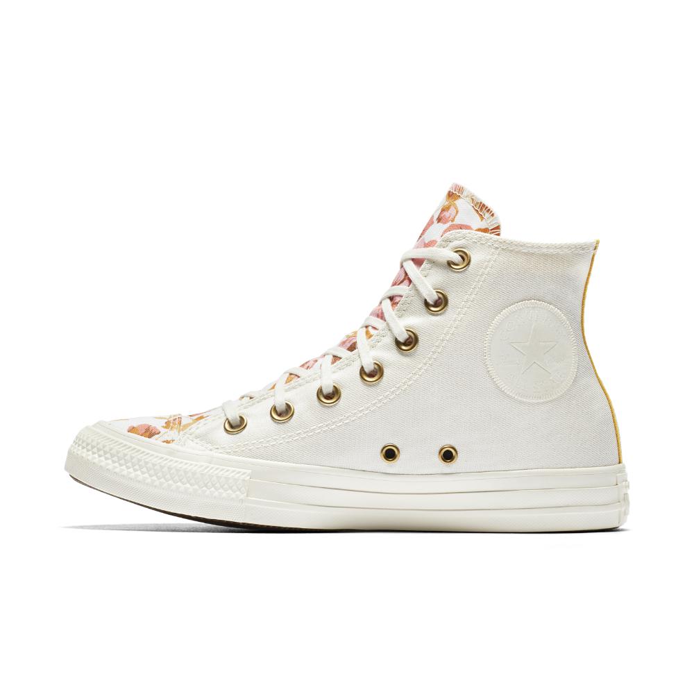converse chuck 70 parkway floral high top gold