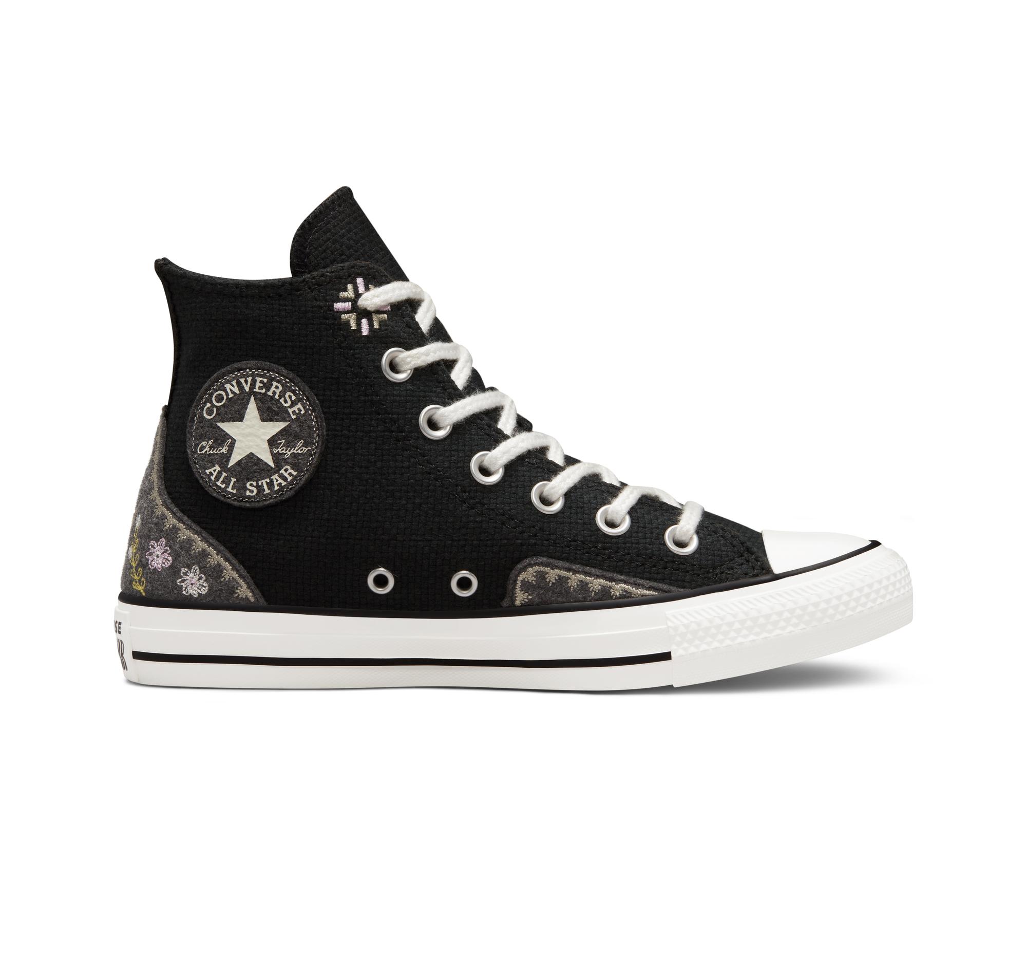 Converse Chuck Taylor All Star Autumn Embroidery in Black | Lyst