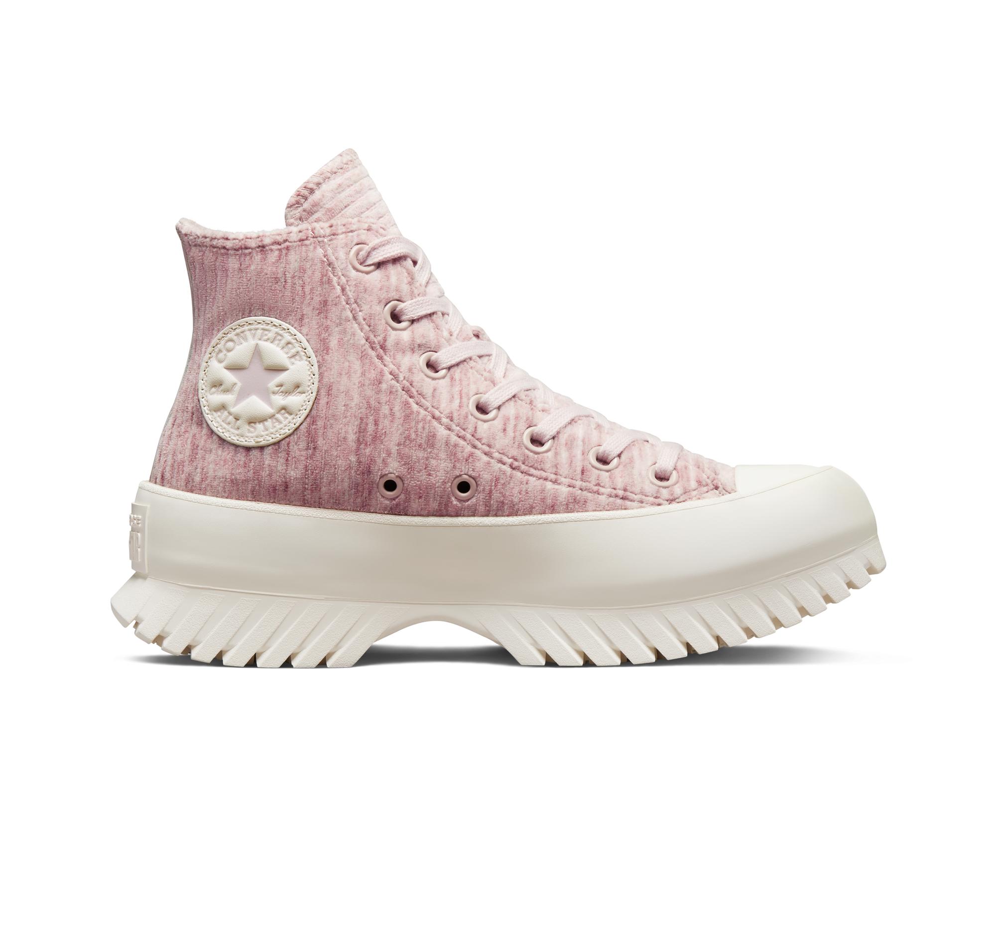 equilibrio cáncer Miserable Converse Chuck Taylor All Star Lugged 2.0 Velour in Pink | Lyst