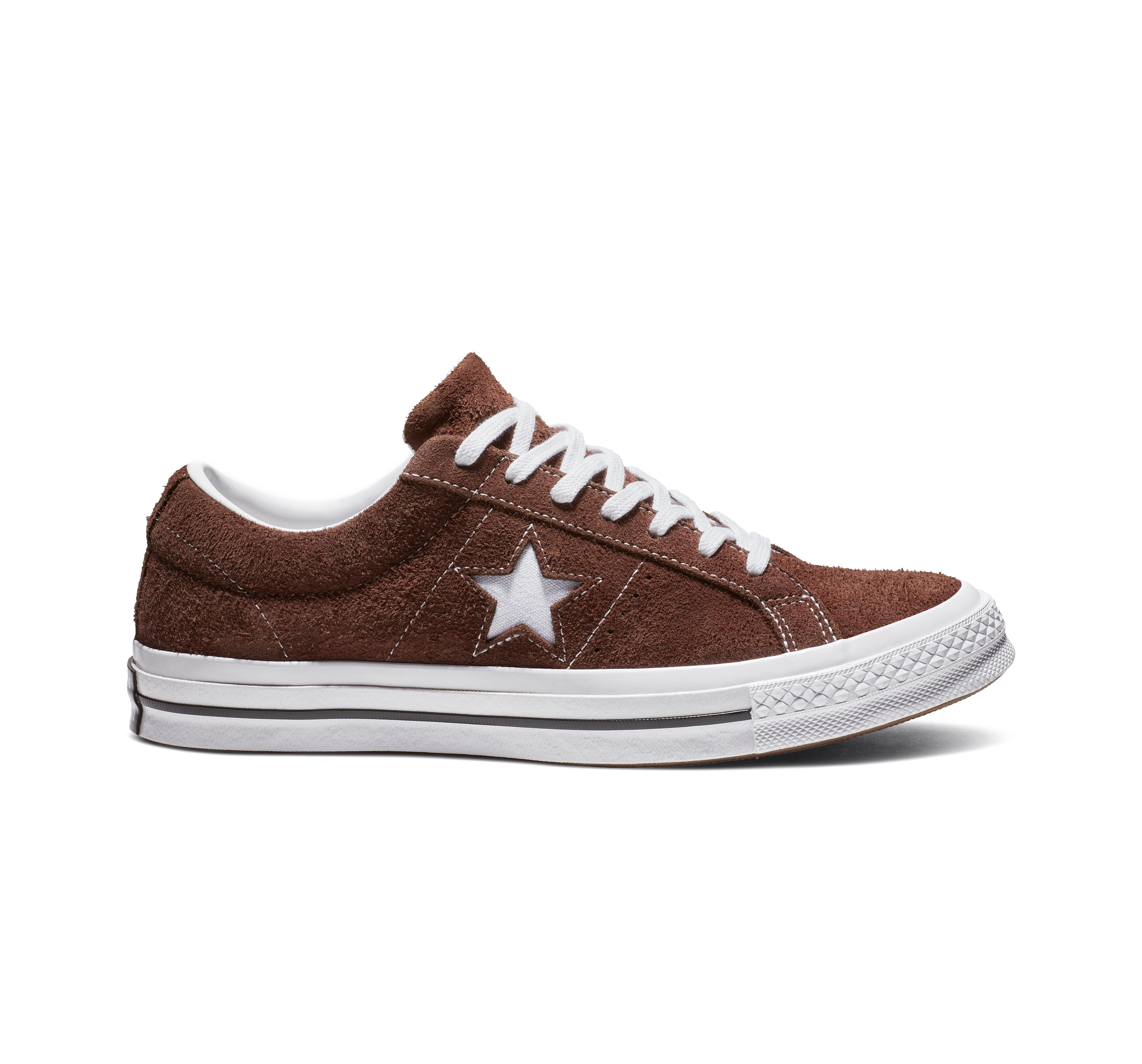 Converse One Star Vintage Suede Low Top in Brown for Men | Lyst