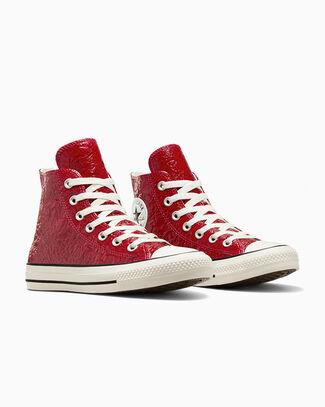 Chuck Taylors Red Sparkle Converse Womens Red Glitter Chuck