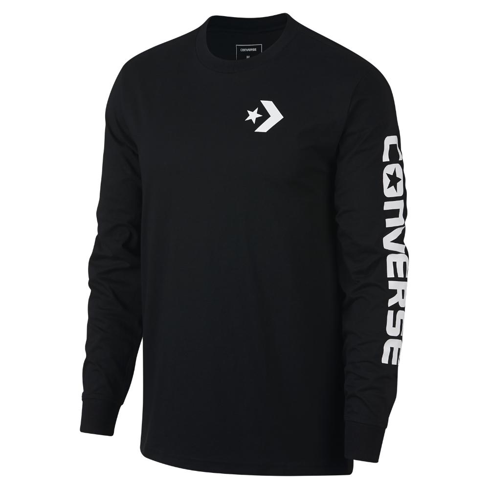 mens black converse t shirt