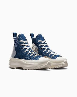 Patchwork Converse 70s Navy Denim Converse Chuck 70 Patchwork High