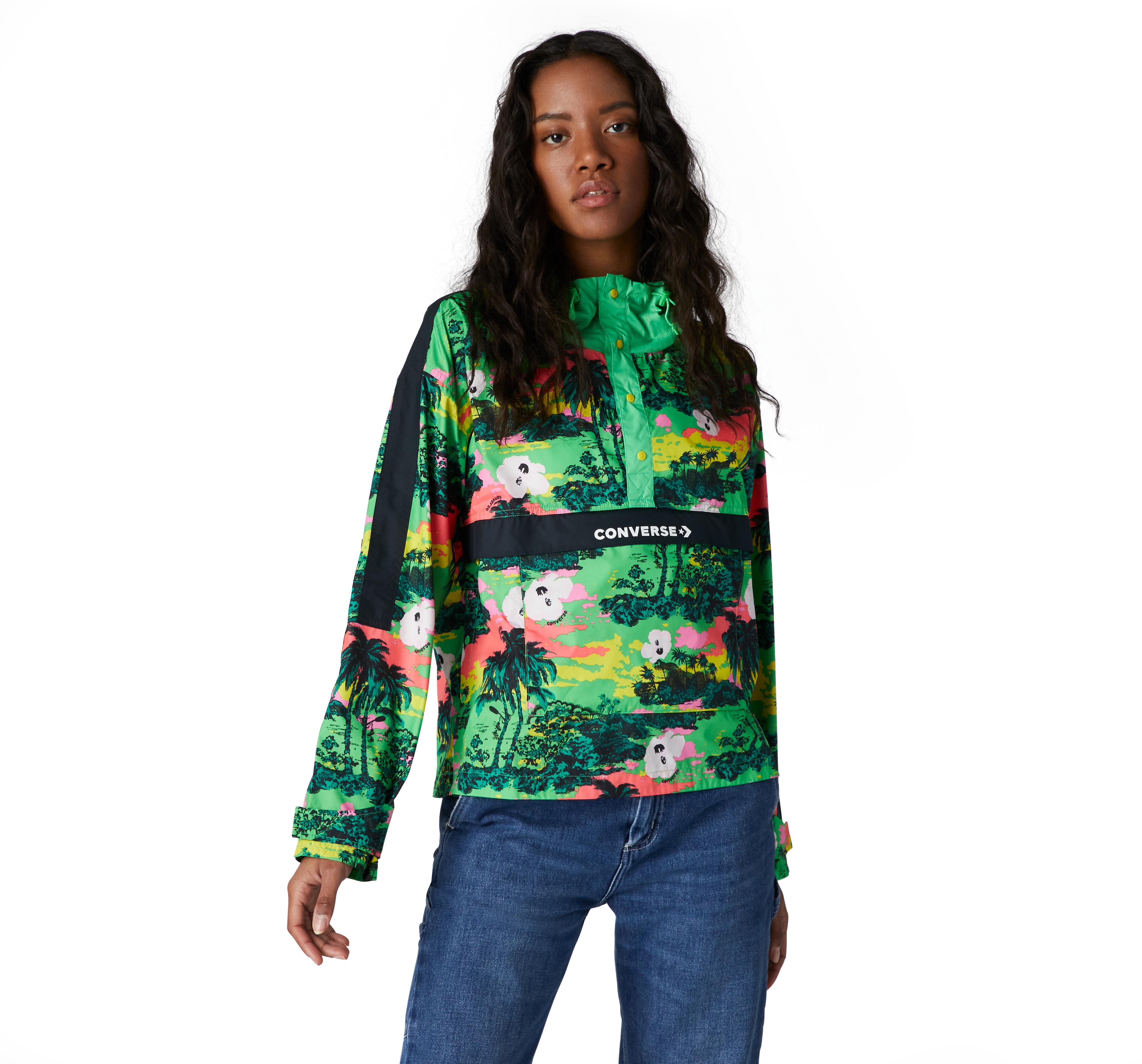 converse packable hooded anorak