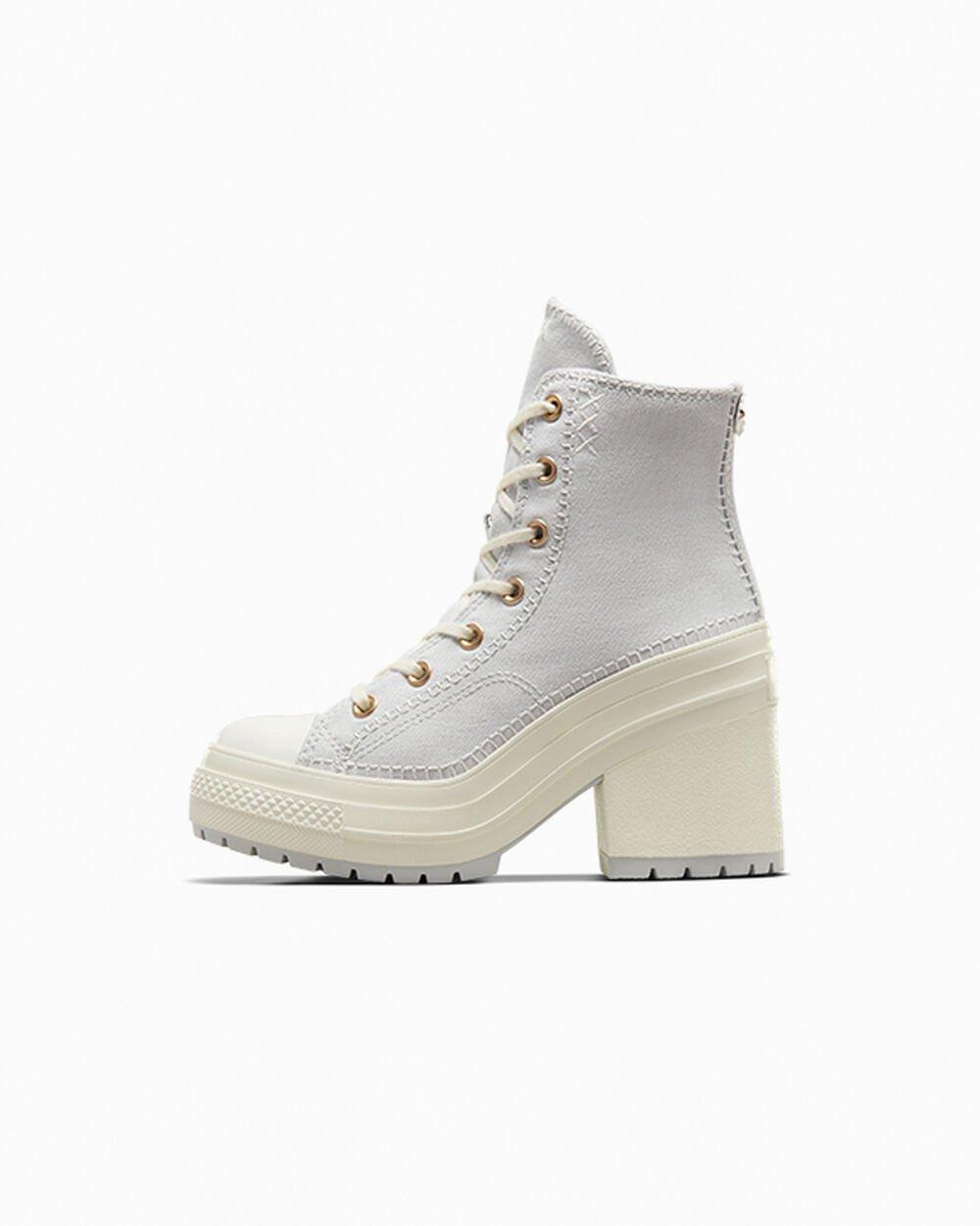 Converse Chuck 70 De Luxe Heel Platform Crafted Stitching in White