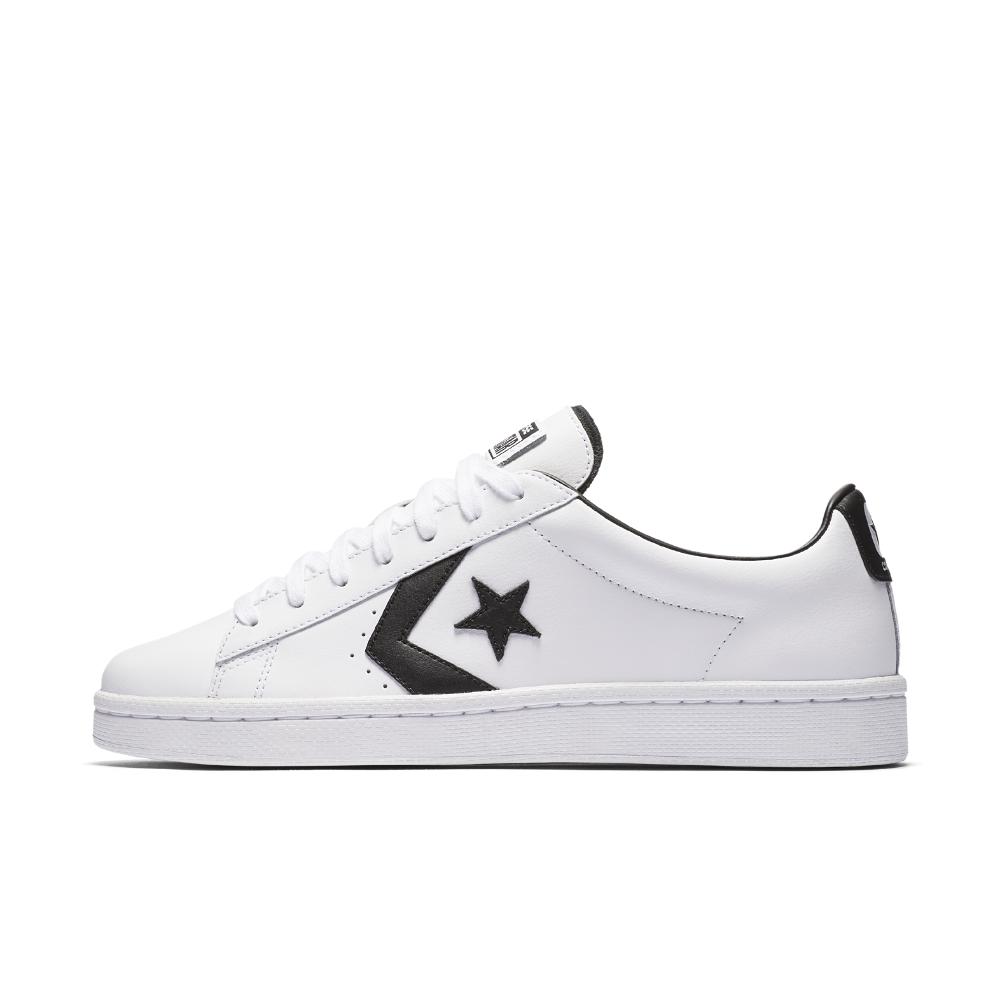 Converse Pro Leather Low Top Shoe in White for Men | Lyst