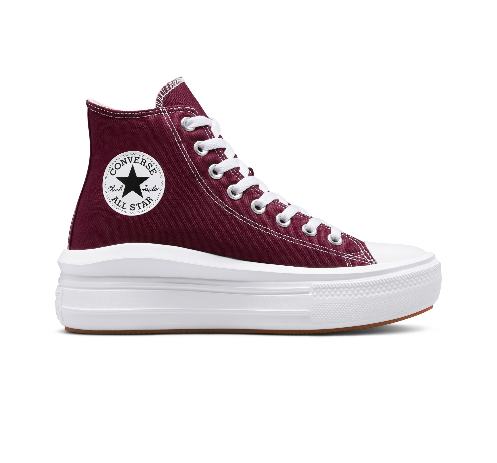 Converse Chuck Taylor All Star Move Platform Seasonal Color in Red | Lyst