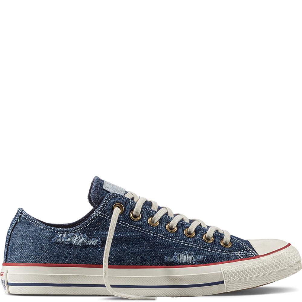 Converse Chuck Taylor All Star Destroyed Denim in Blue for Men - Lyst