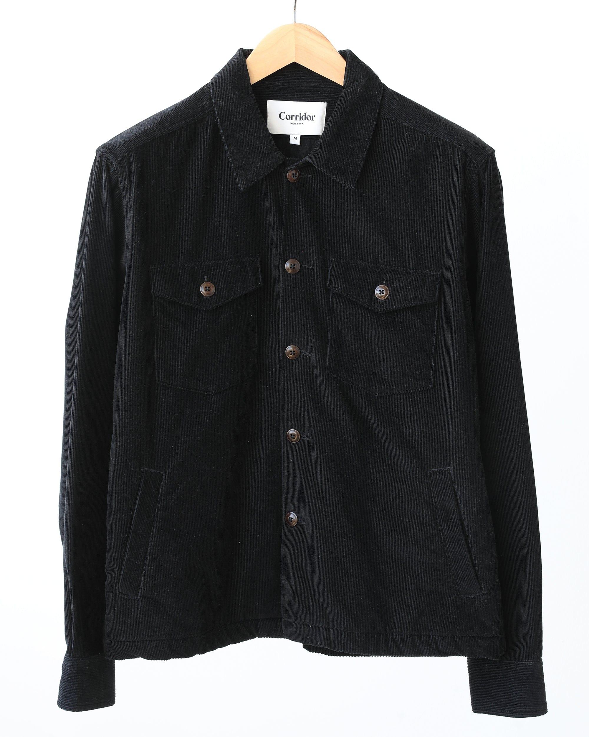 Corridor NYC Corduroy Military Jacket Black for Men Lyst
