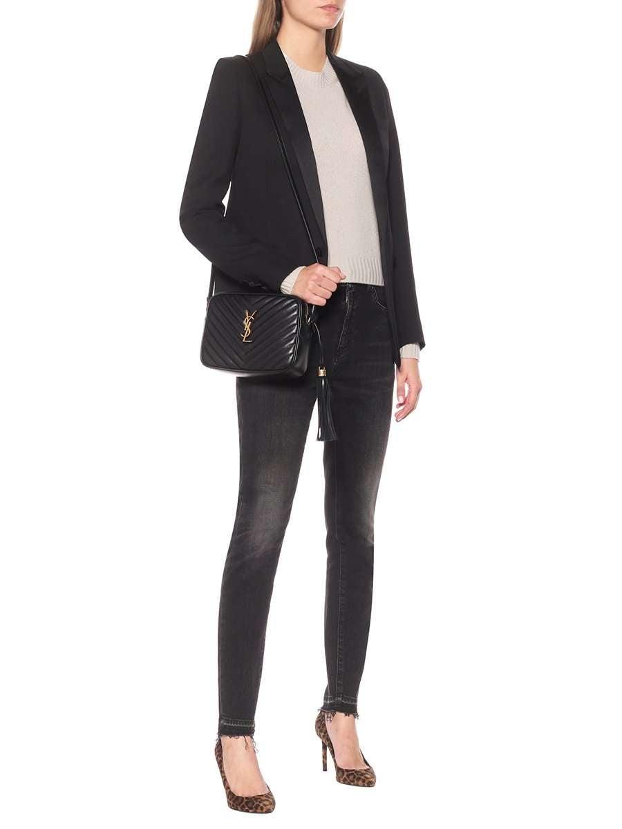 lou camera bag in quilted leather