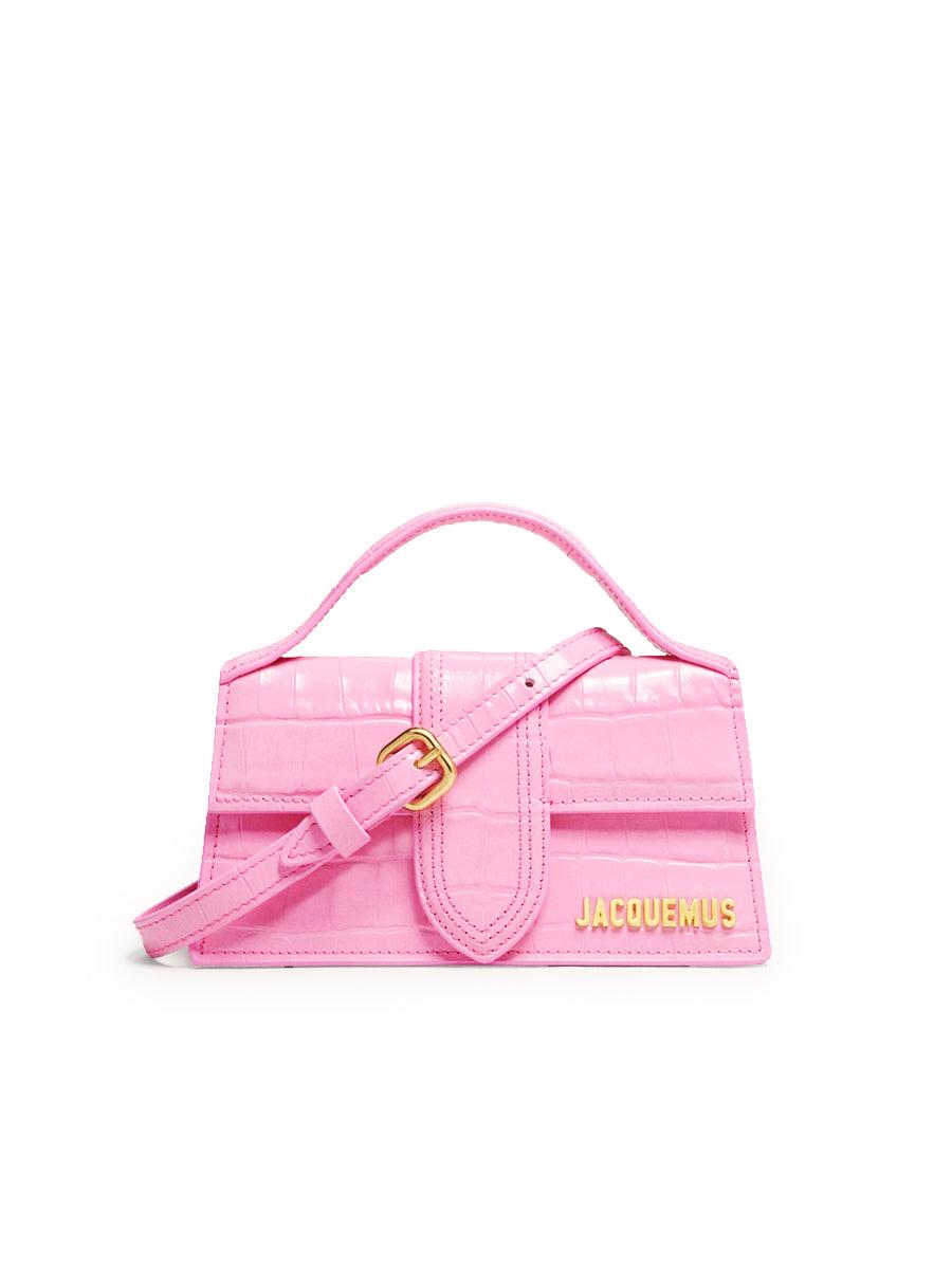 Jacquemus Le Bambino In Croco Pink | Lyst UK