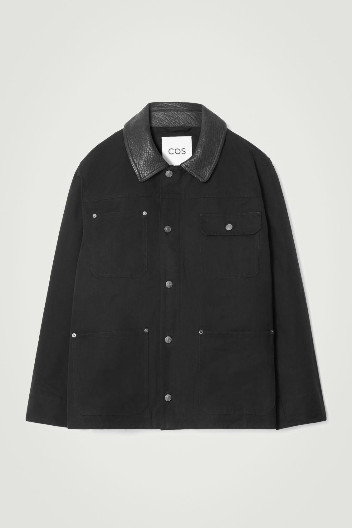 mens leather dress coat Leather Barn Coat Inspired by Old West Ranchers