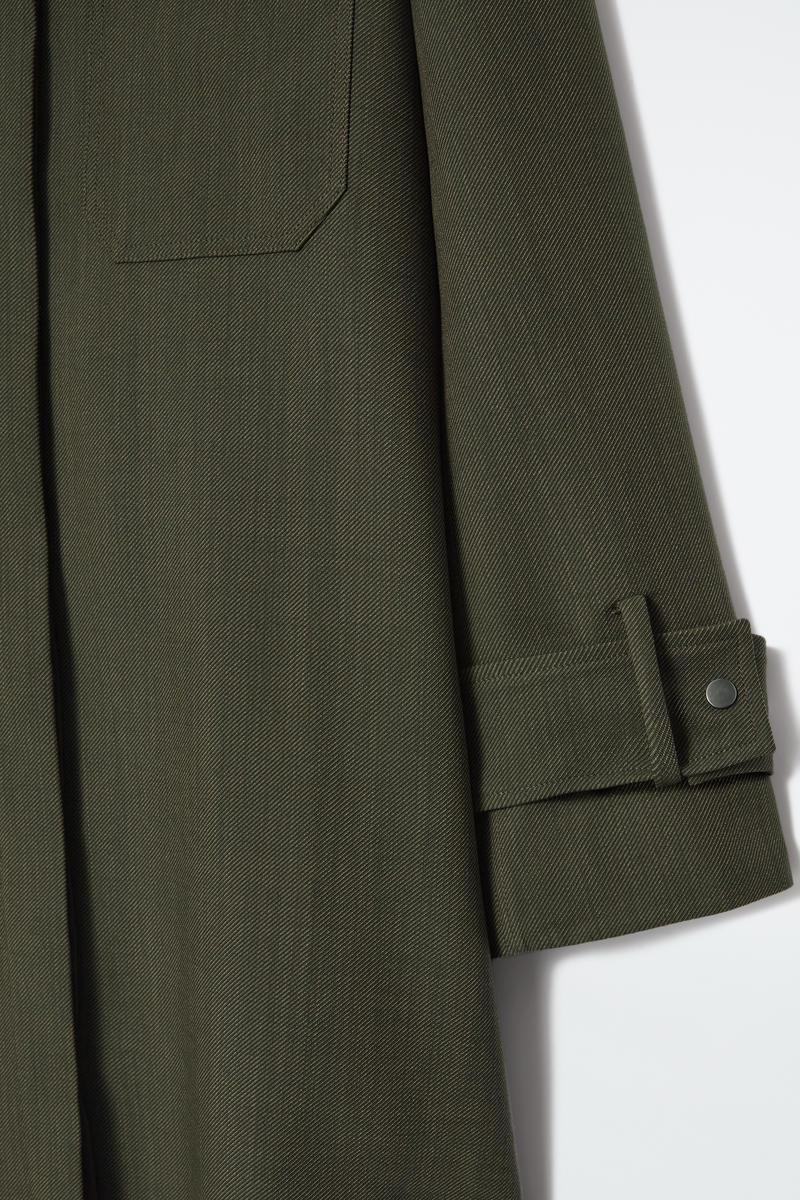COS Oversized Wool-blend Shirt Dress in Green | Lyst COS Oversized Wool-blend Shirt Dress in Green | Lyst