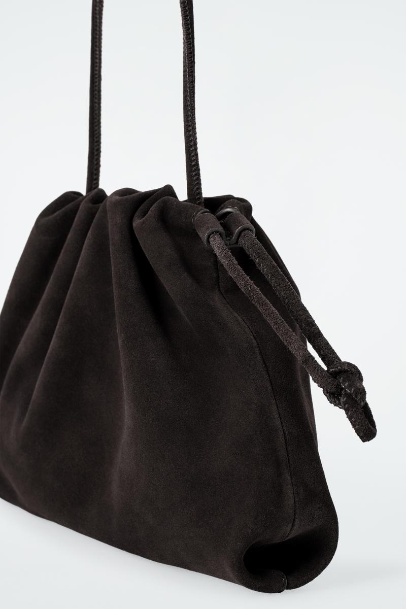 COS Cavatelli Mini Clutch Bag in Black | Lyst