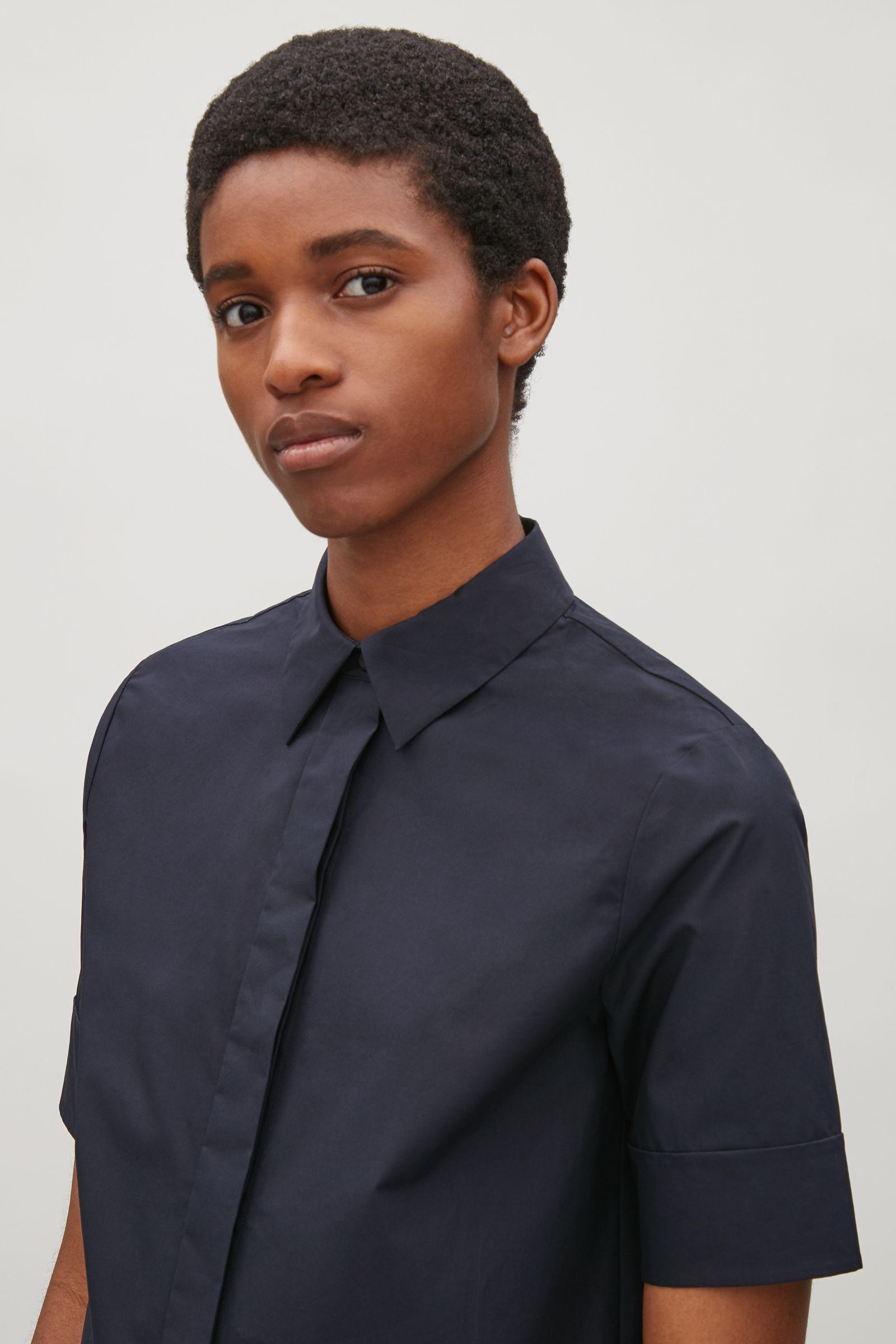 ruffle evening dress