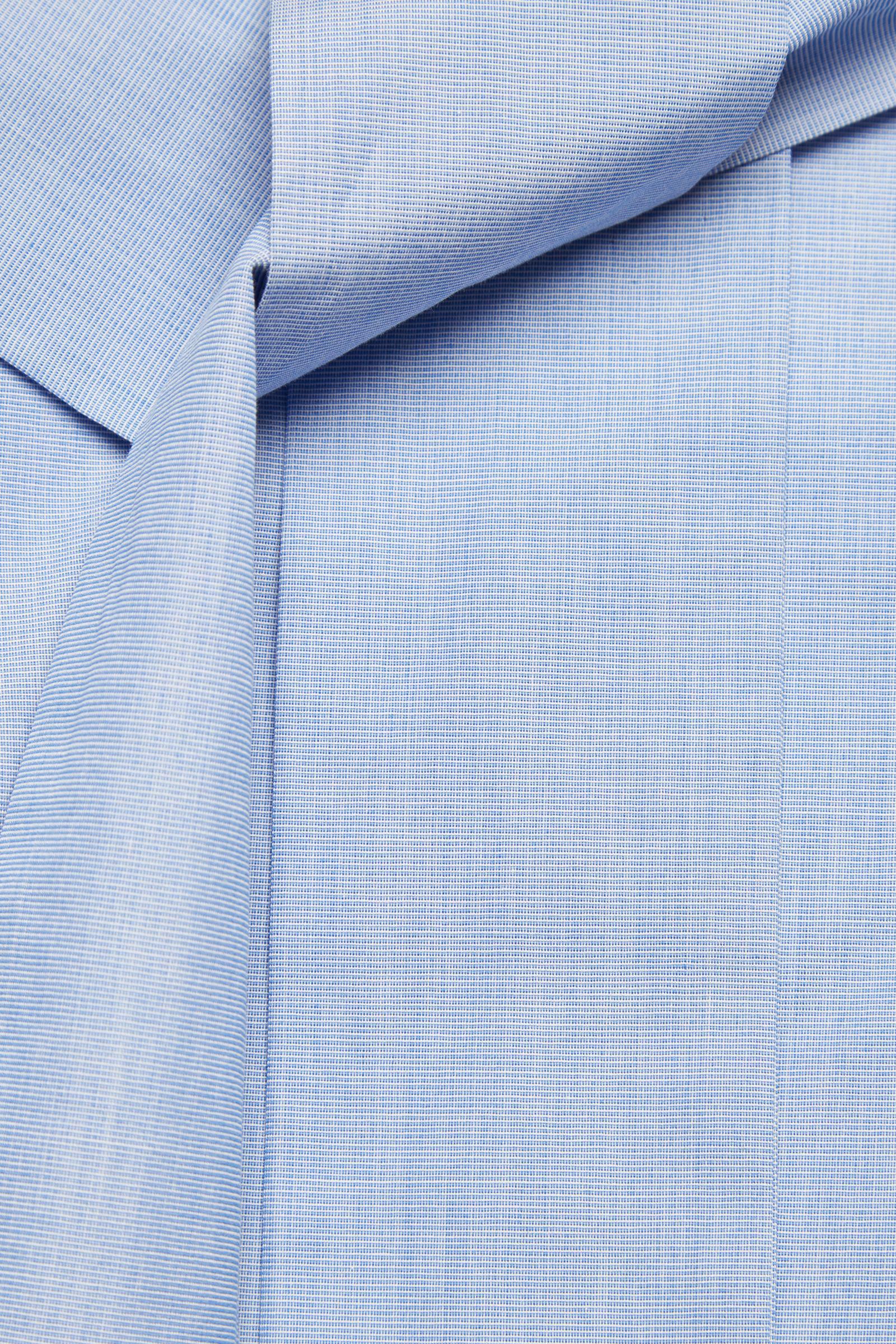 COS Wrap-over Cotton Dress in Sky Blue 