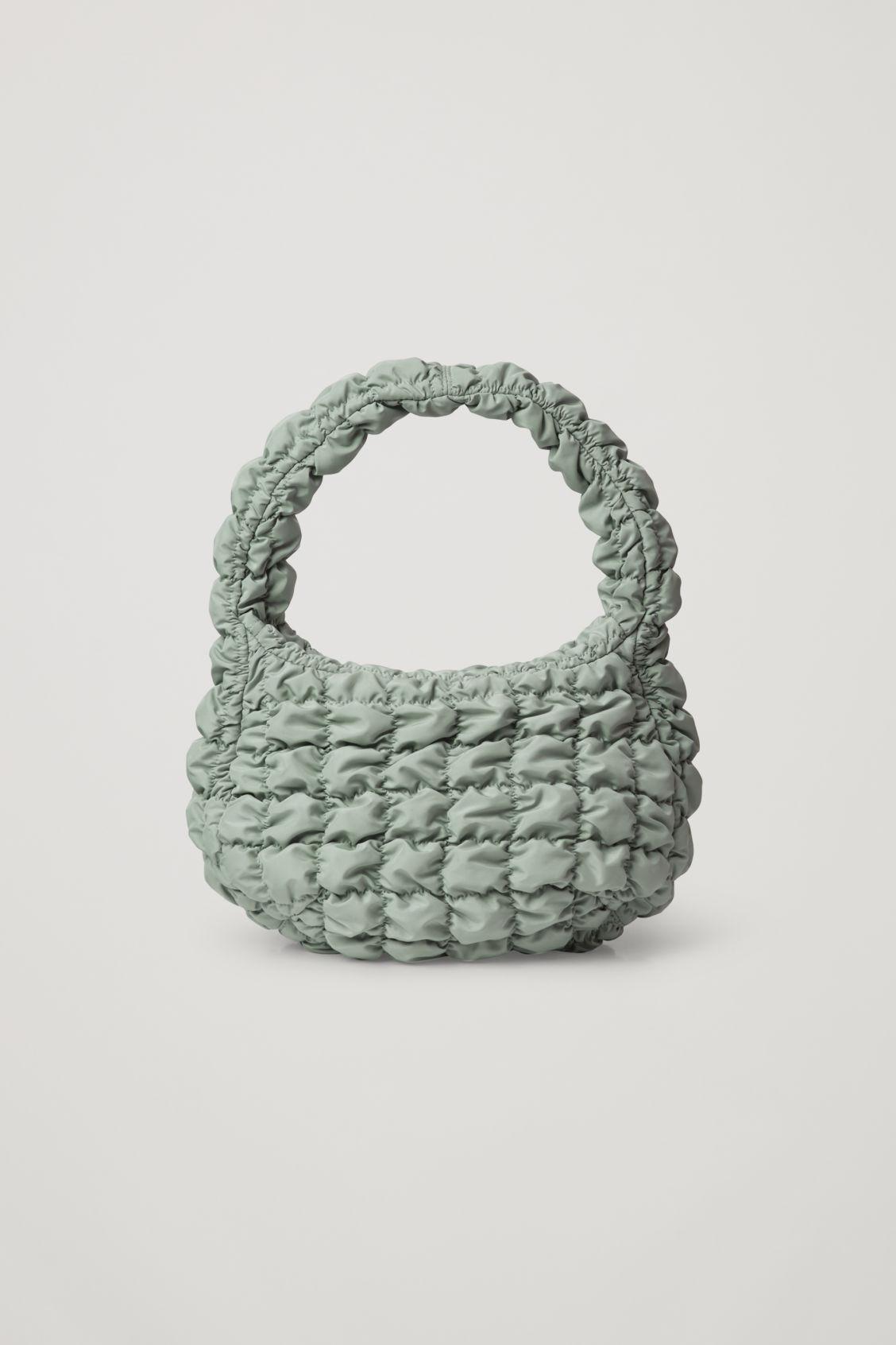 COS Quilted Mini Bag in Green | Lyst