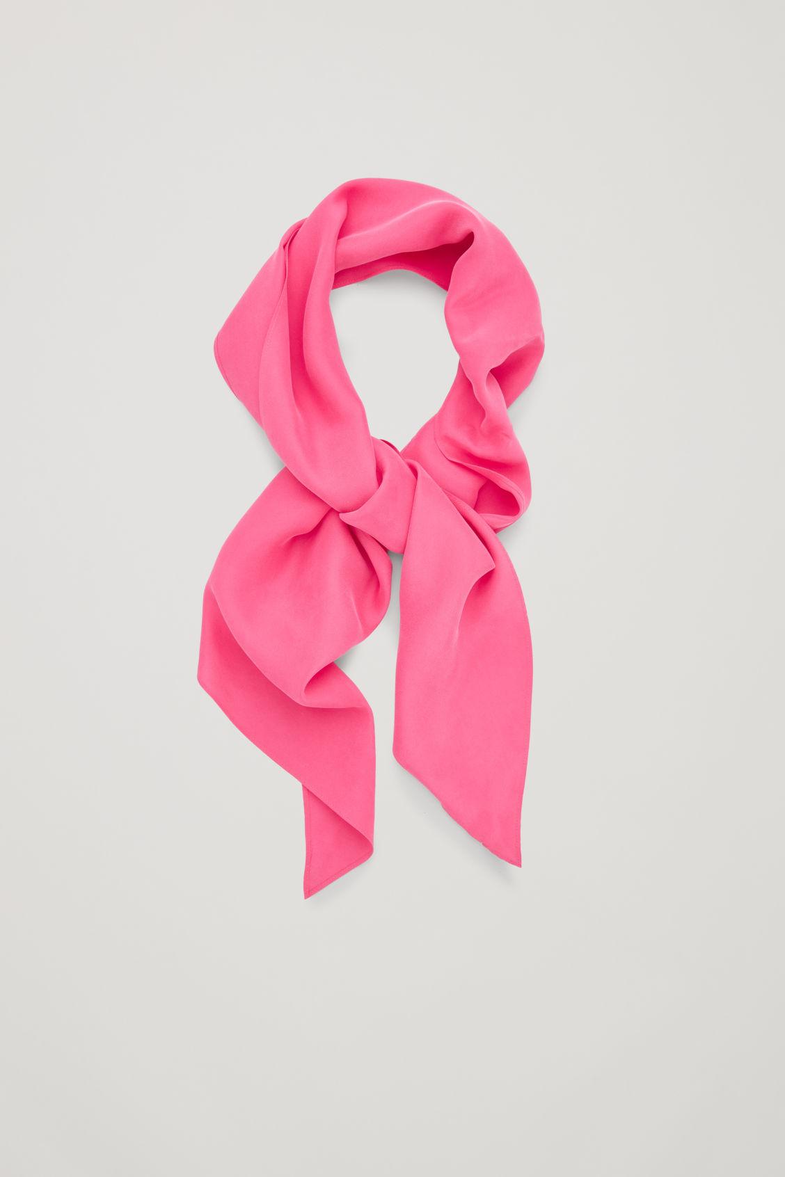 COS Silk Neck Scarf in Pink - Lyst