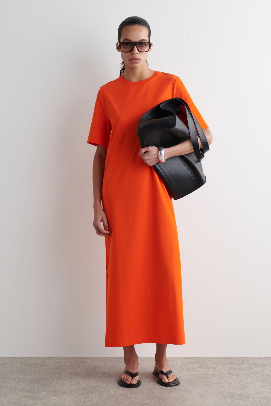 orange dress cos Buy COS Orange Bubble-hem Dress For Women Online
