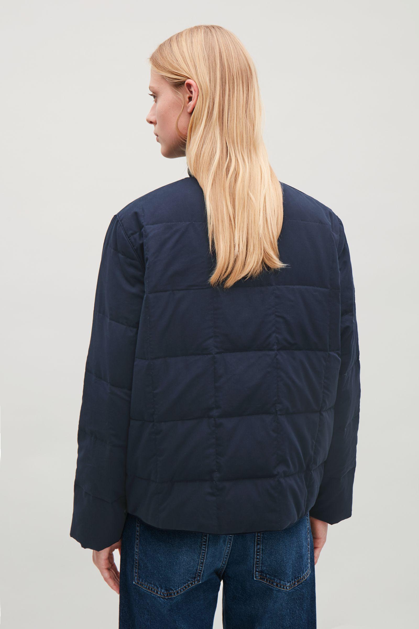 COS Grey Quilted Light Jacket Age 7 