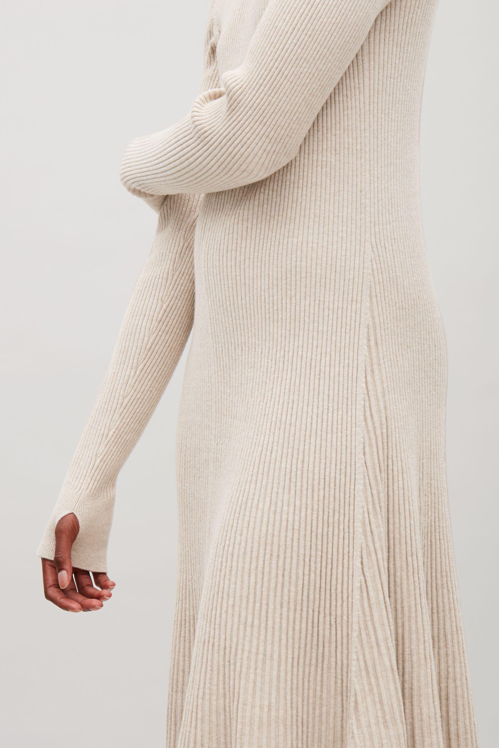 strapless open back dress MASSIMO DUTTI Ladies Grey Dresses Ribbed Stretch Dress UK XS  ReThread