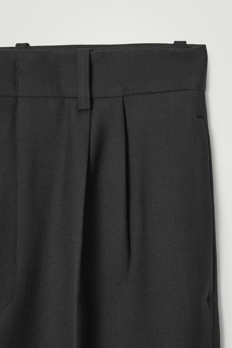 cos cigarette trousers COS Slim-fit Cigarette Pants in Gray for Men