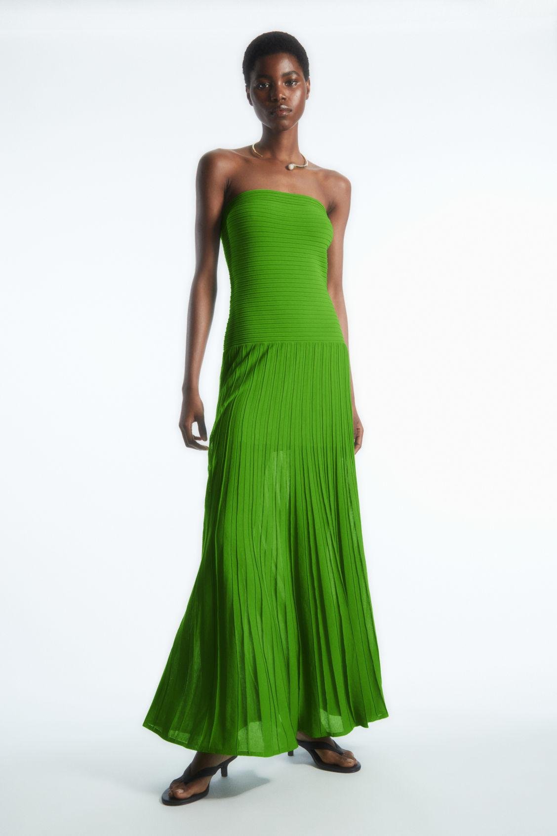 cos green dress