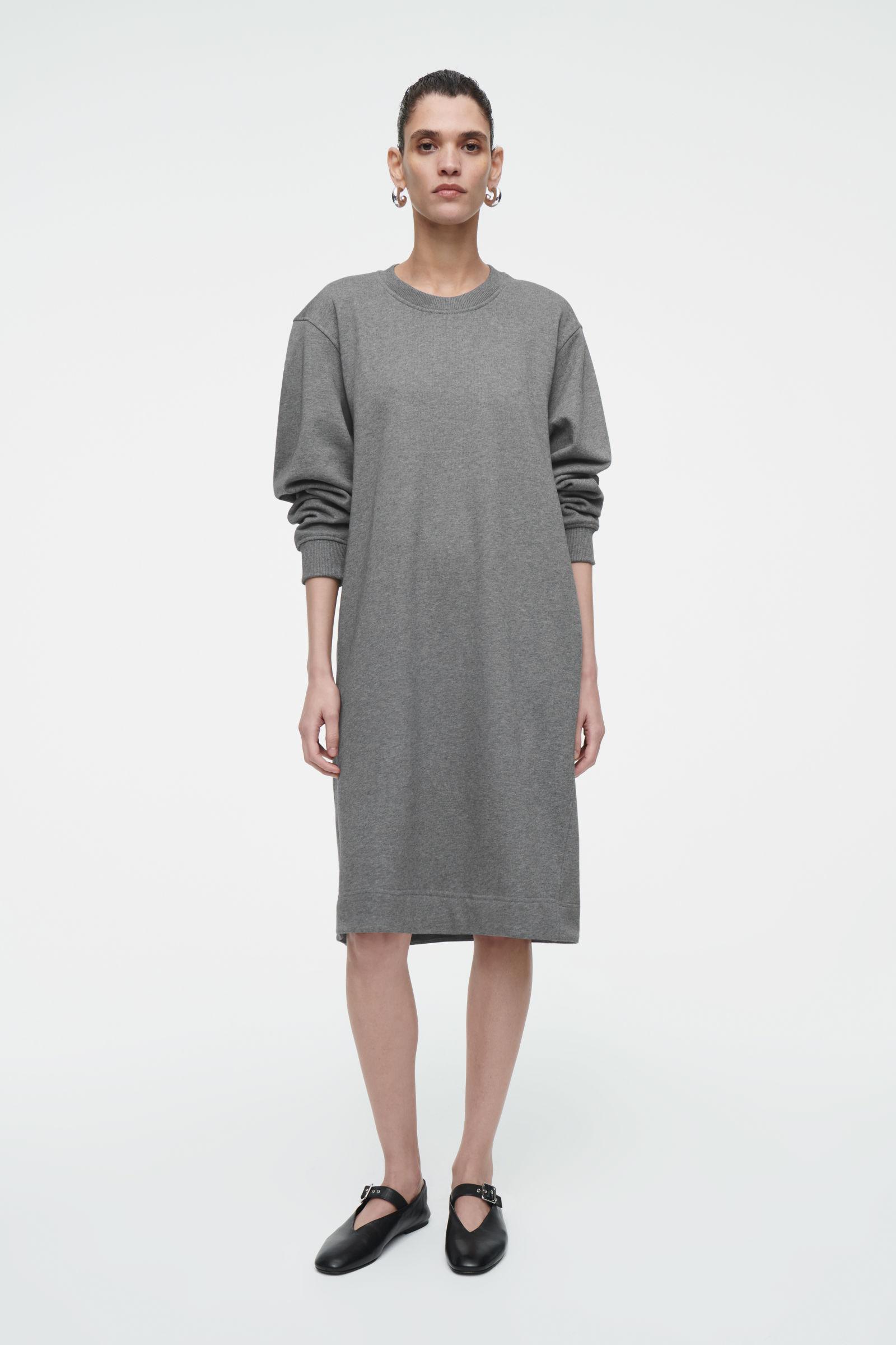Midi sweatshirt dress sale