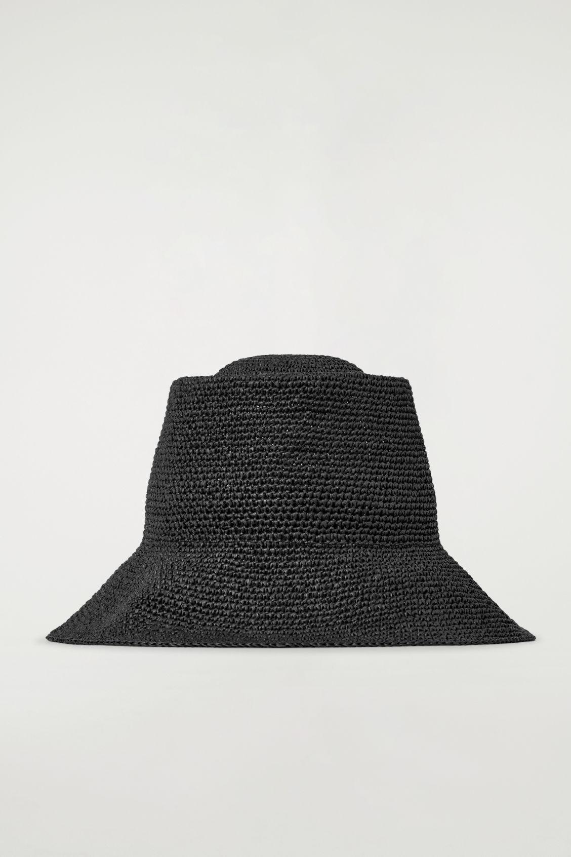 COS Straw Bucket Hat in Black | Lyst display picture 1