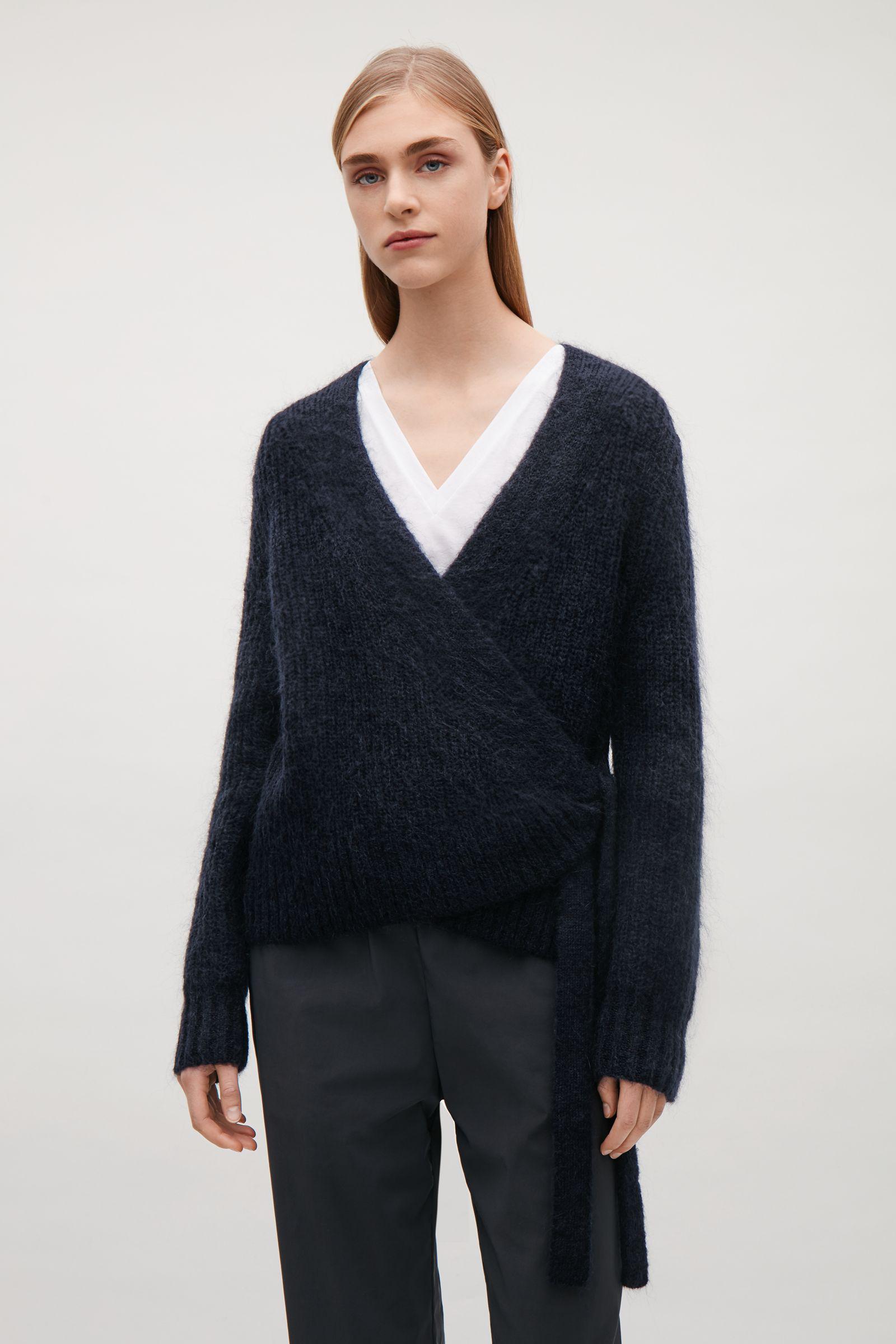 cos wrap cardigan