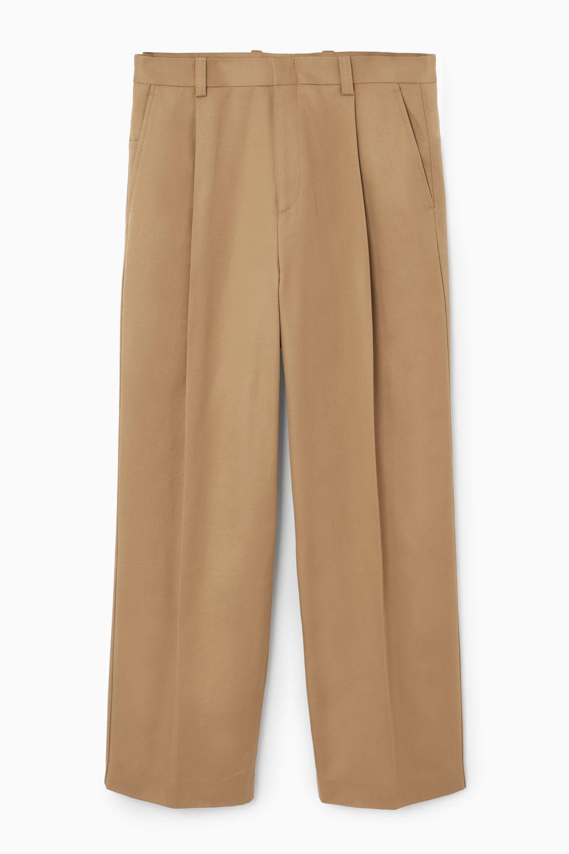 cos-Beige-Relaxed-Pleated-