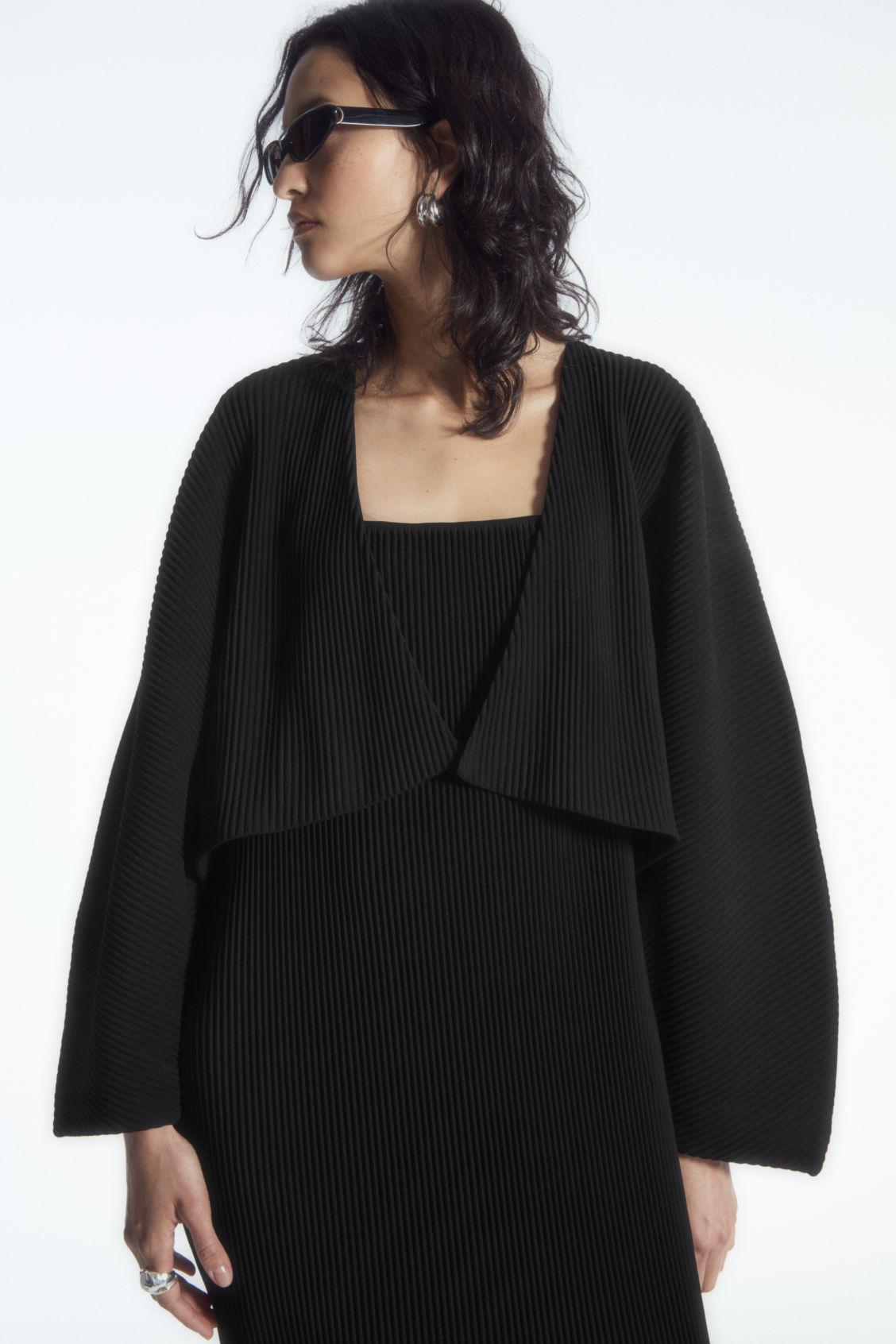 COS Open-Back Wool Bolero Jacket - ShopStyle