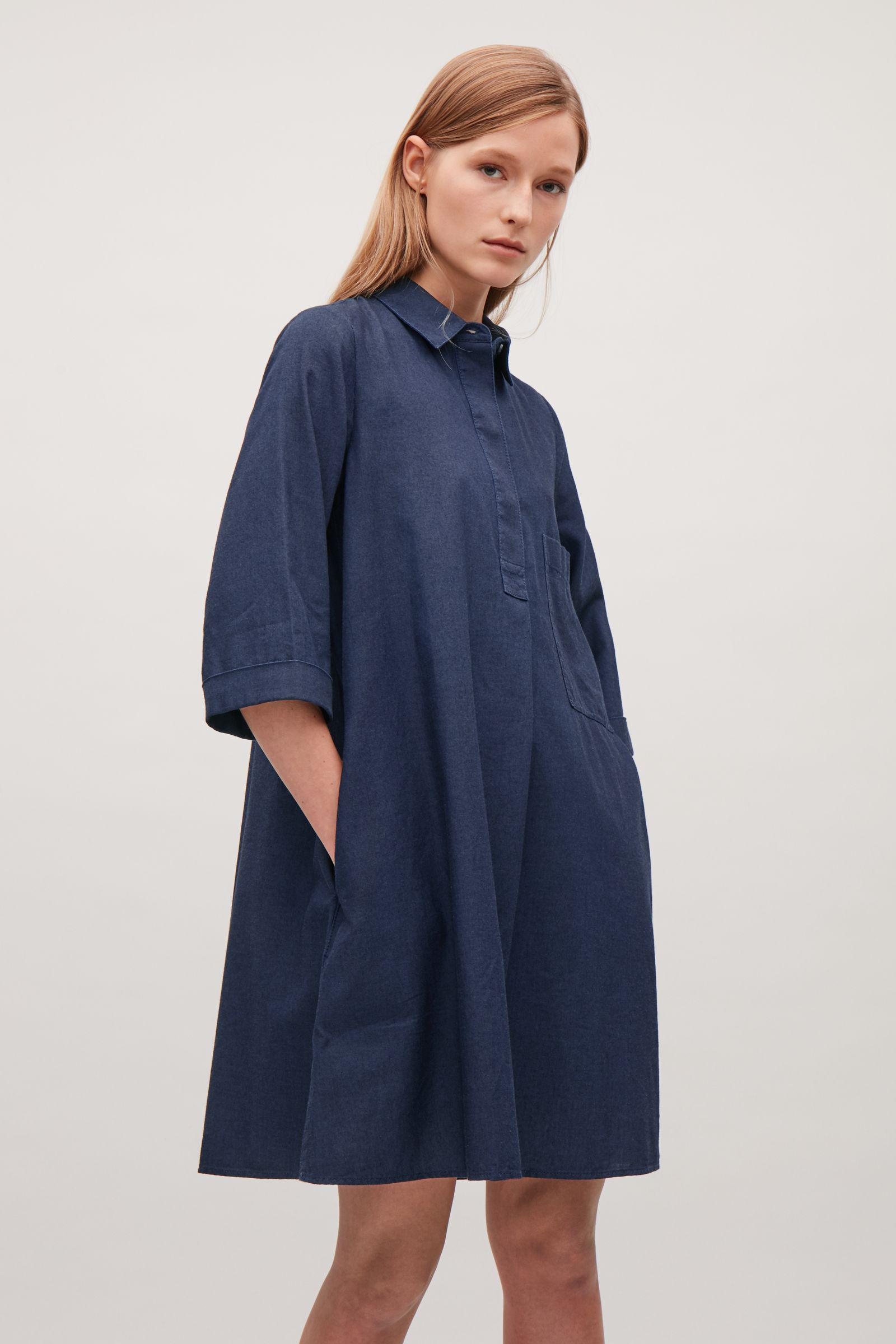 cos denim shirt dress