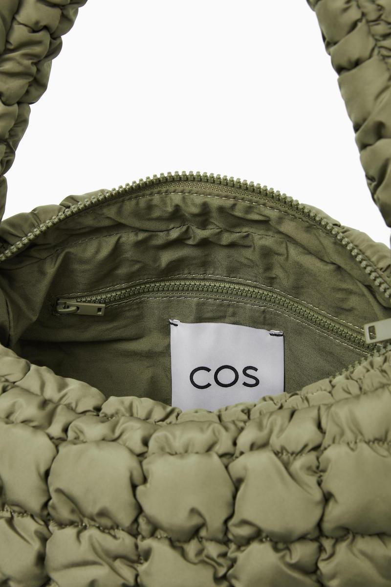 COS Quilted Mini Bag in Green | Lyst