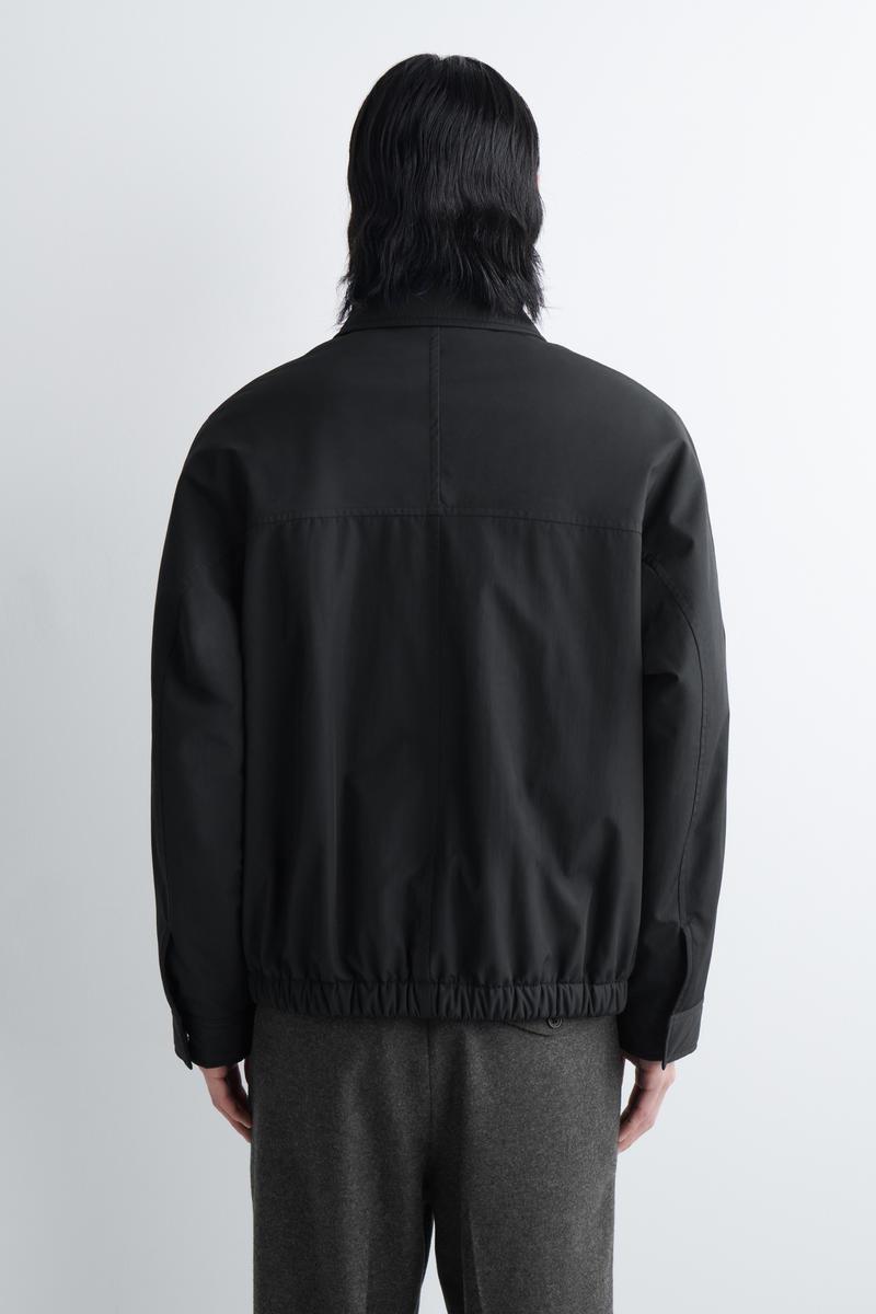 COS Padded Nylon Utility Jacket in Black for Men | Lyst