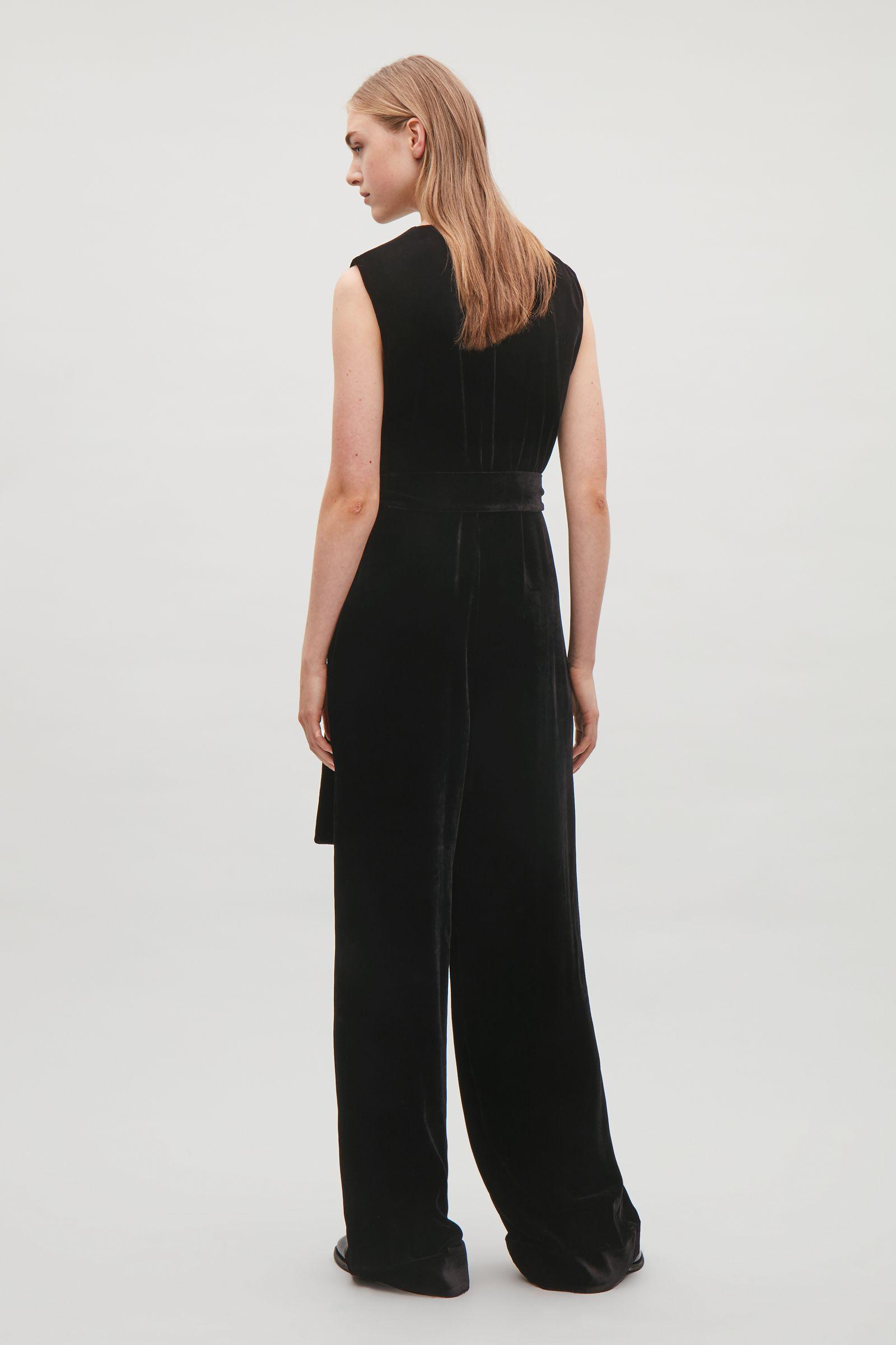 cos belted jumpsuit