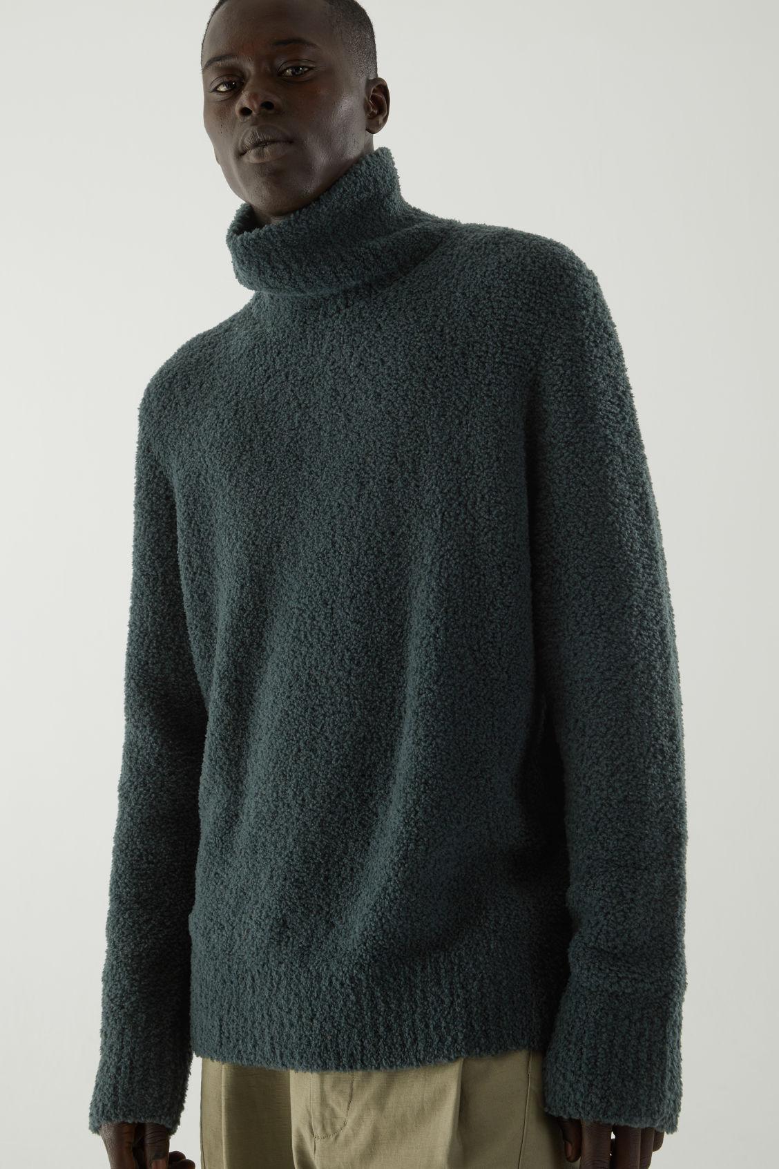 Roll neck jumper wool Clearance
