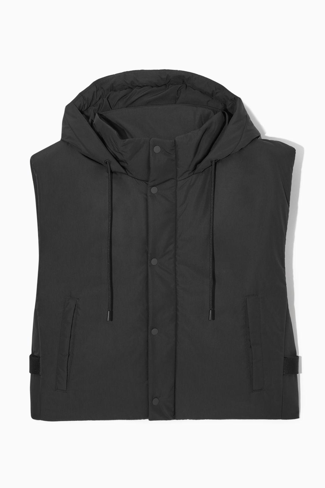 Cos zip store up hooded jacket