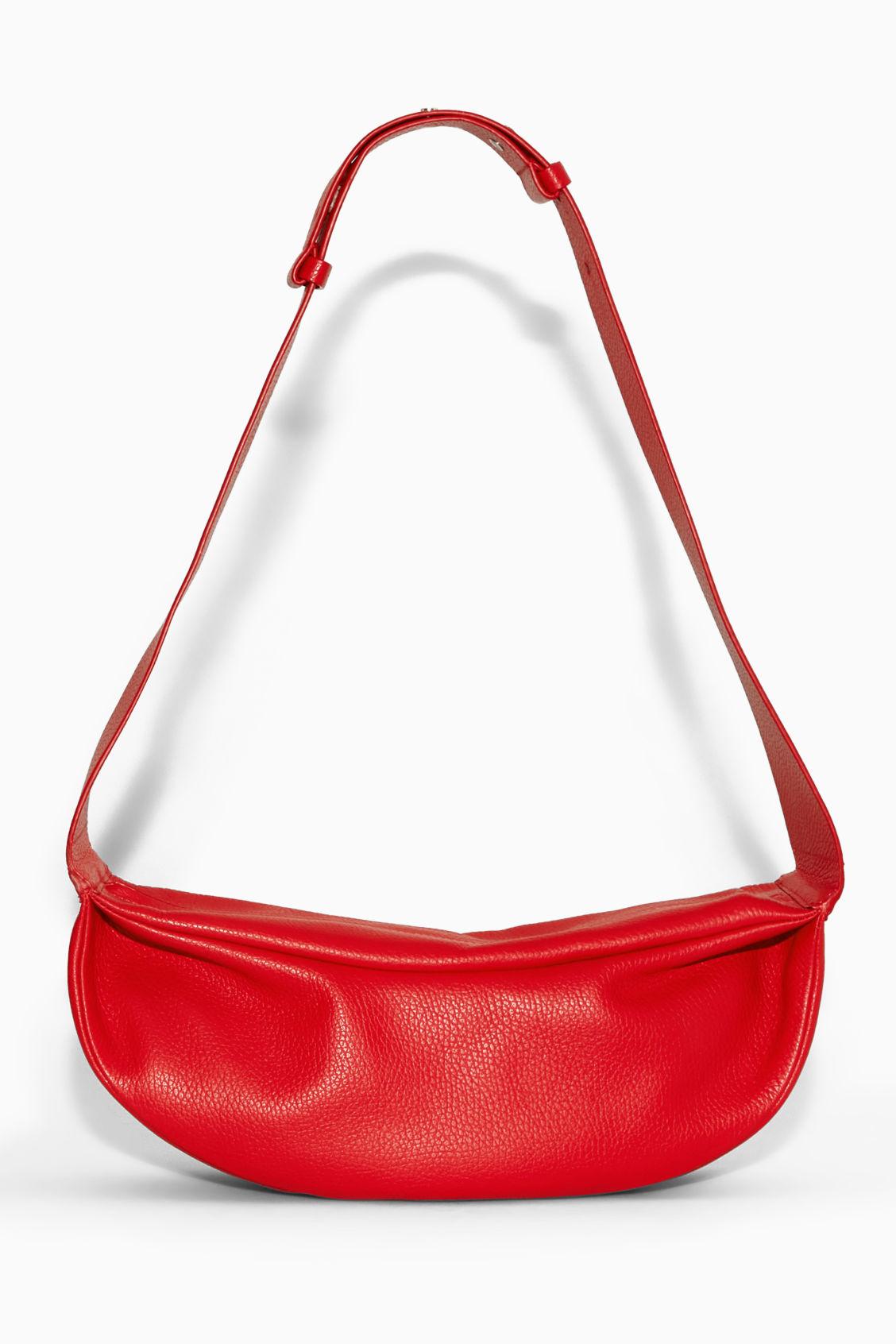 COS Swing Crossbody - Leather in Red