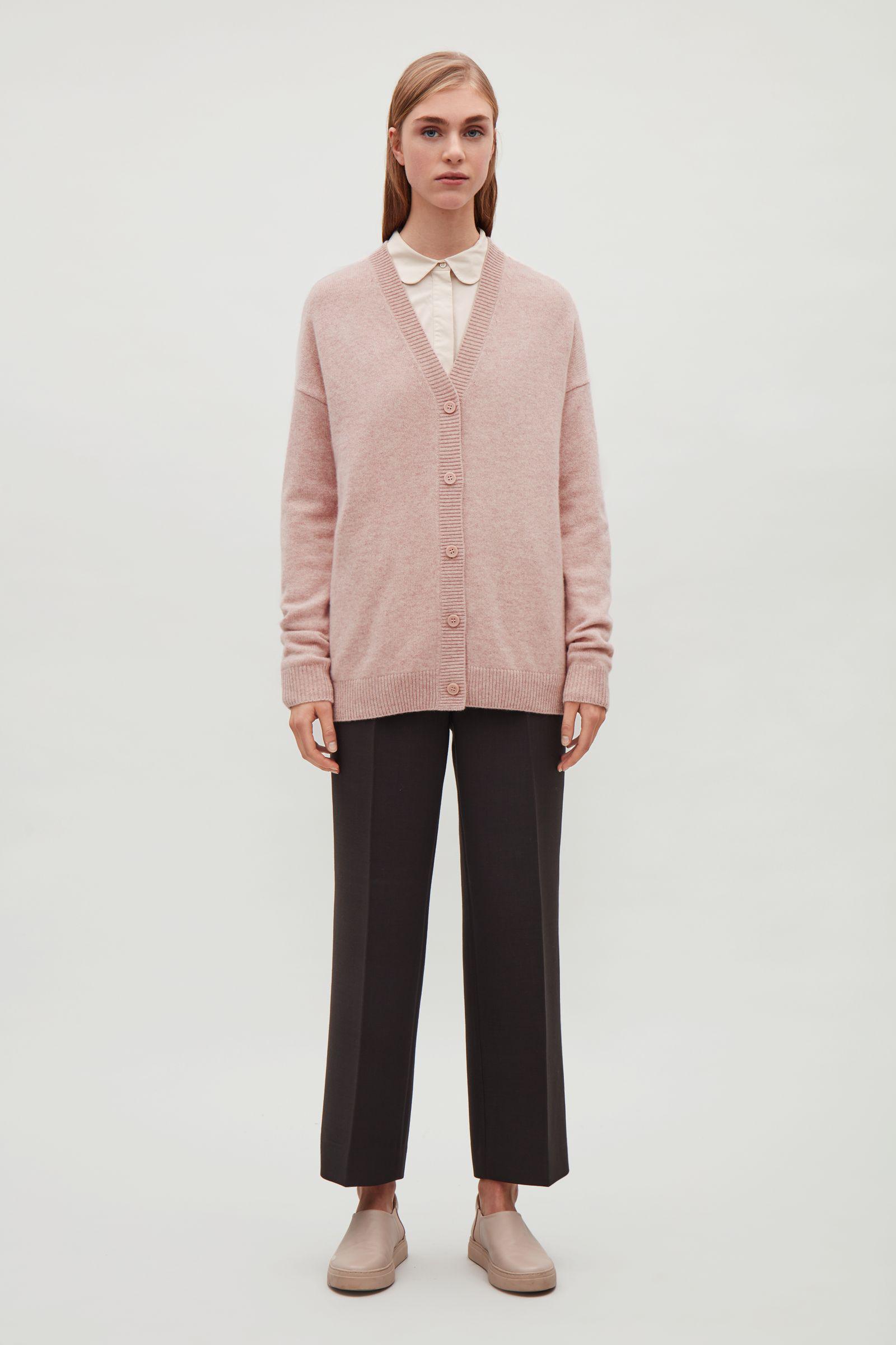 cardigan cashmere rosa