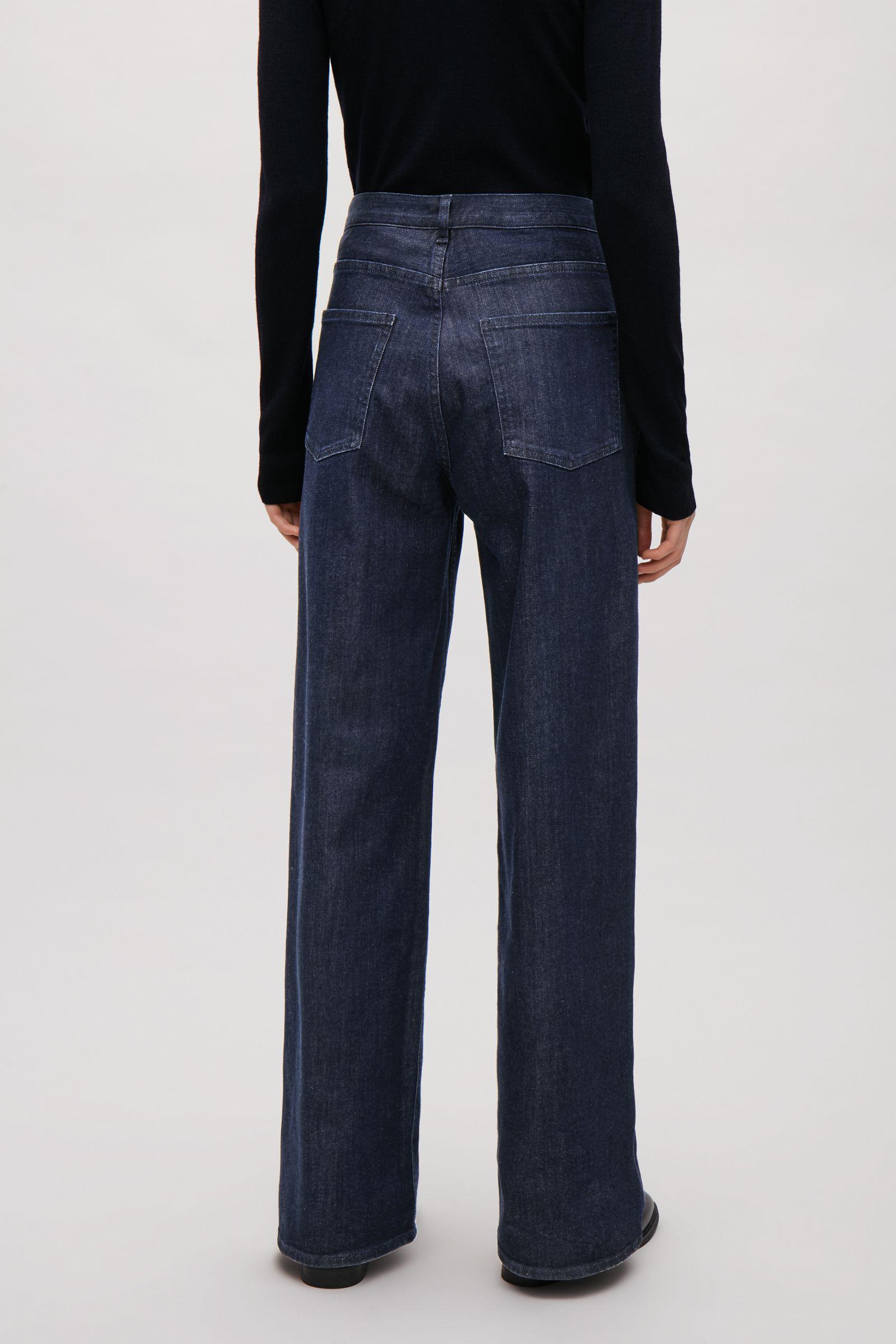 COS Relaxed Wide-leg Jeans in Blue | Lyst