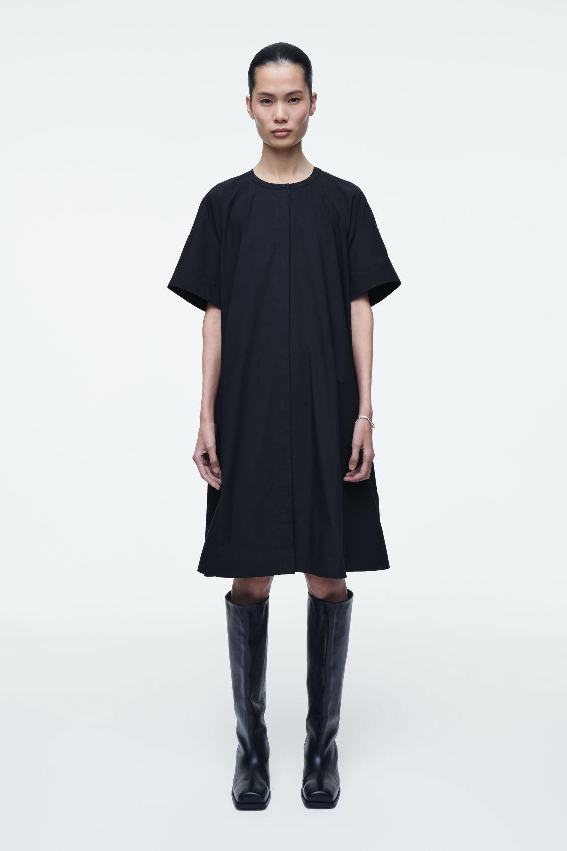 long sleeve midi dress square neck Lace-Up Square Neck Long Sleeve Midi Dress