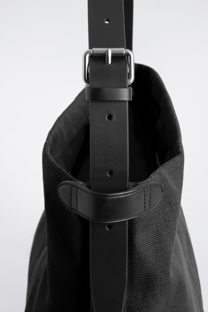 COS Utility Messenger Bag in Black for Men | Lyst