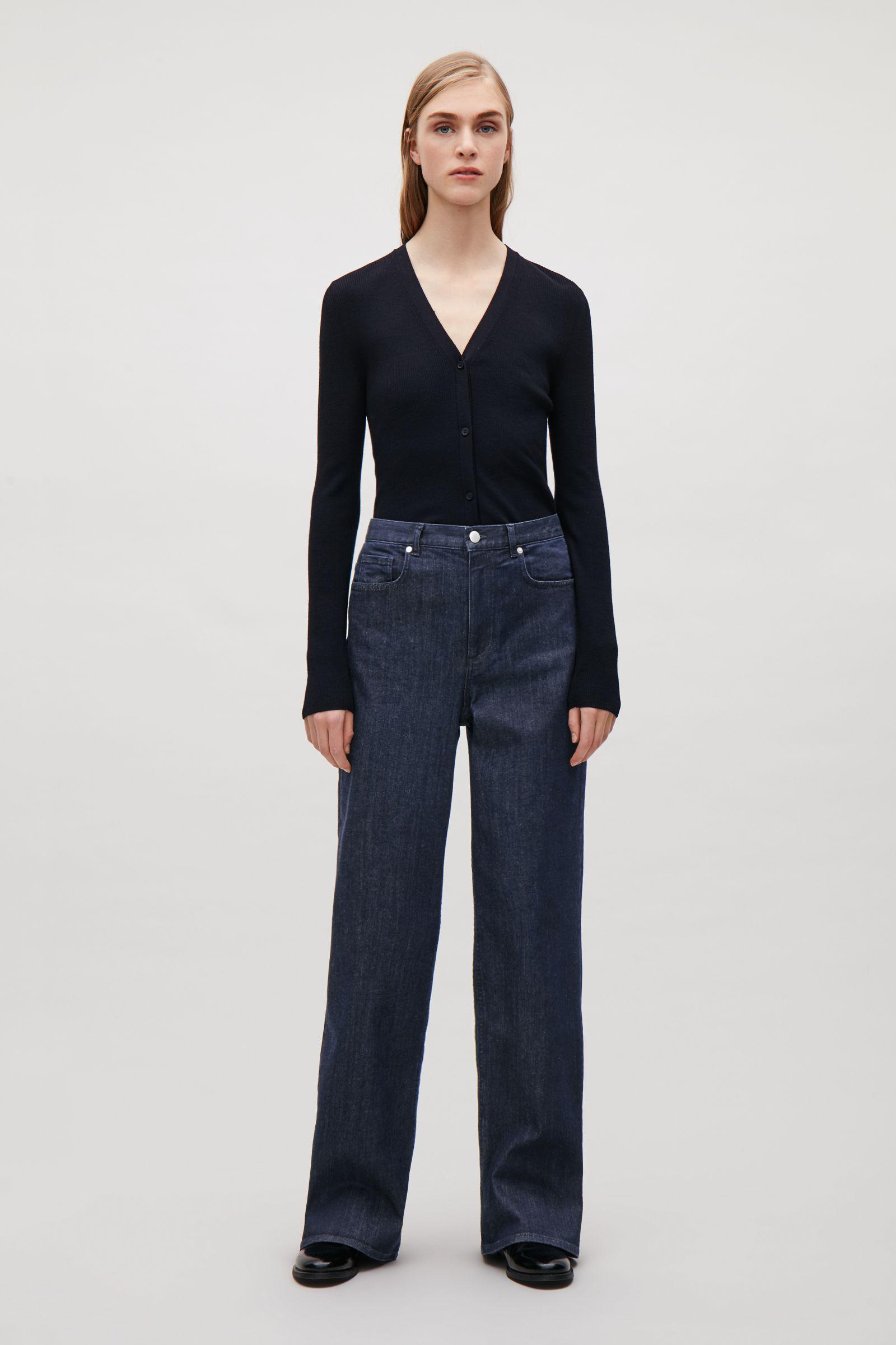 COS Relaxed Wide-leg Jeans in Blue | Lyst