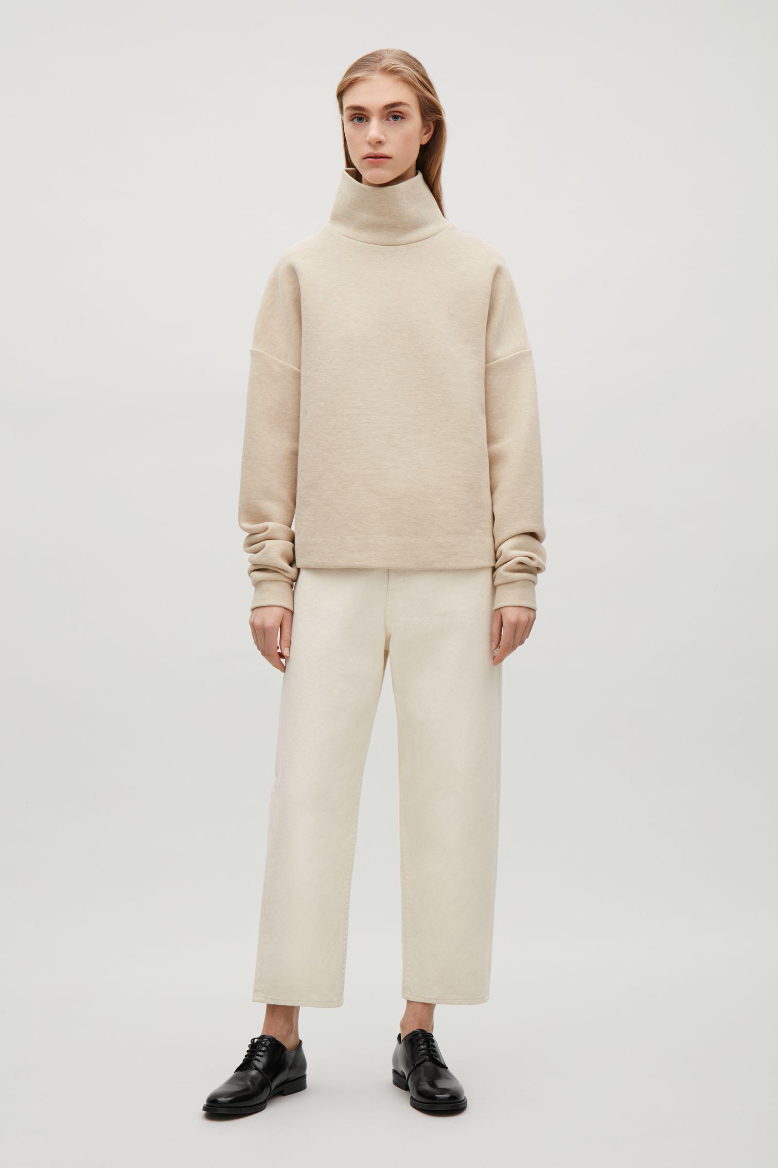 high neck sweatshirts