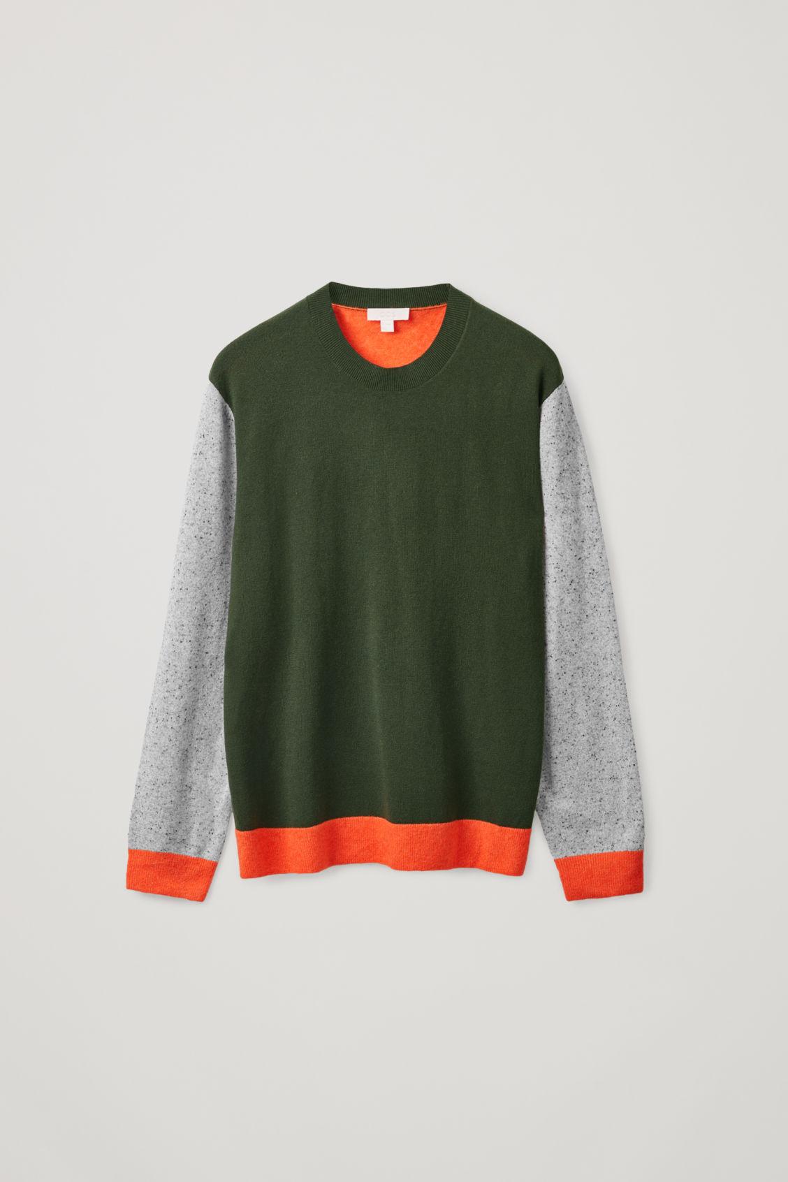 cos green sweater